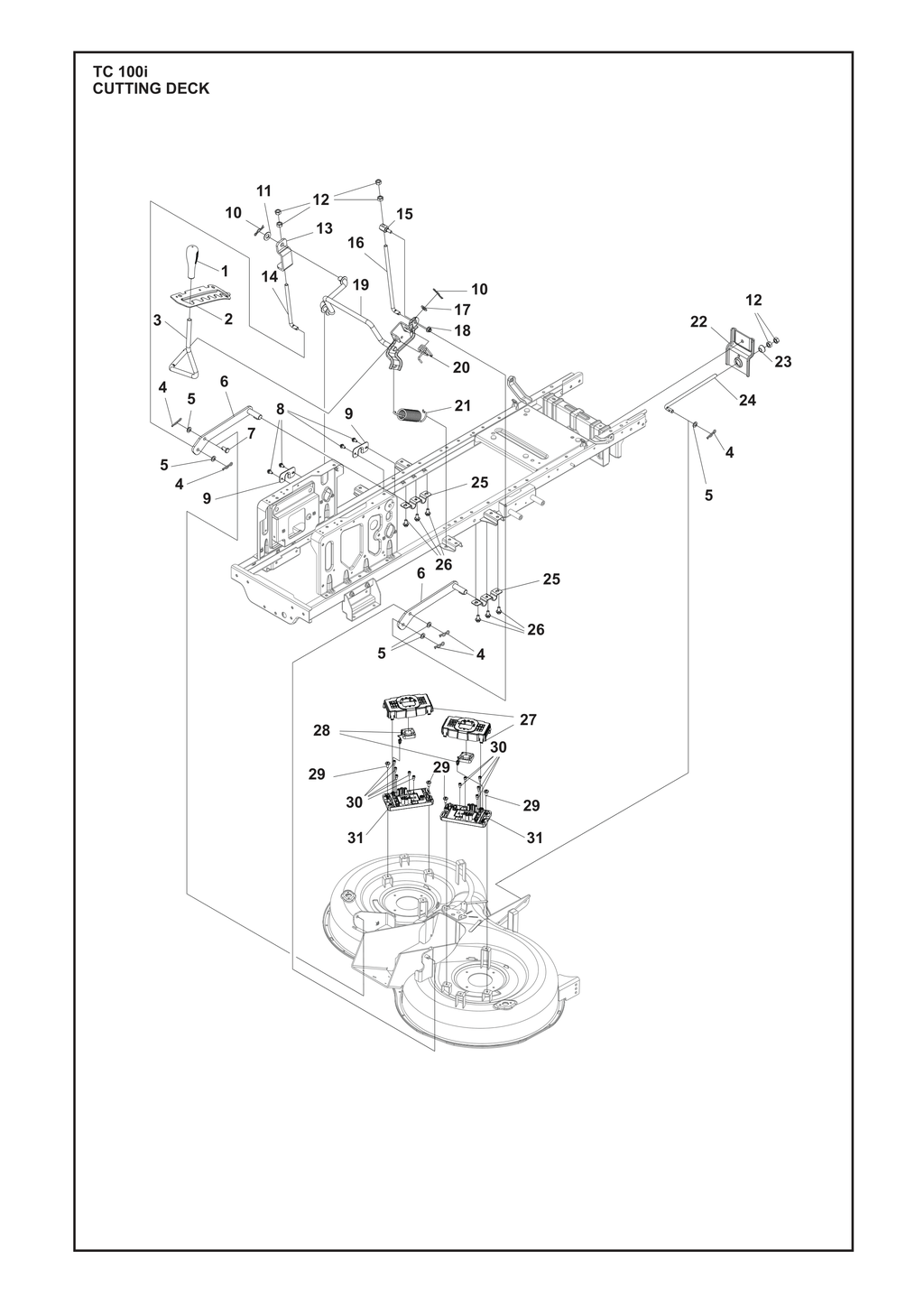 MOWER DECK / CUTTING DECK