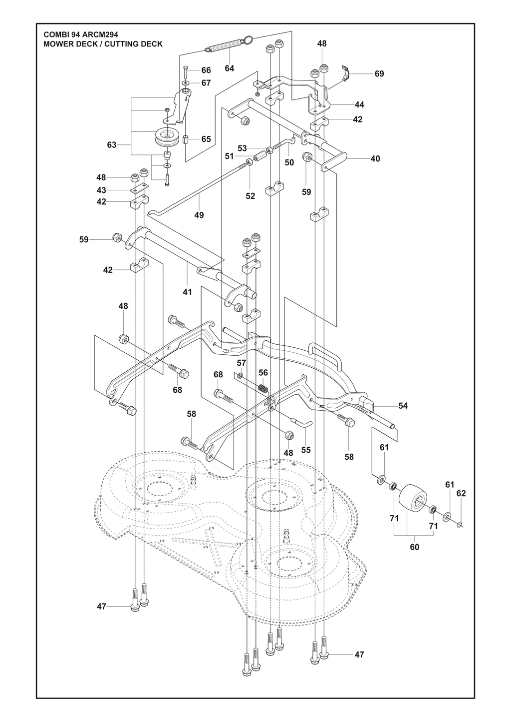 MOWER DECK / CUTTING DECK