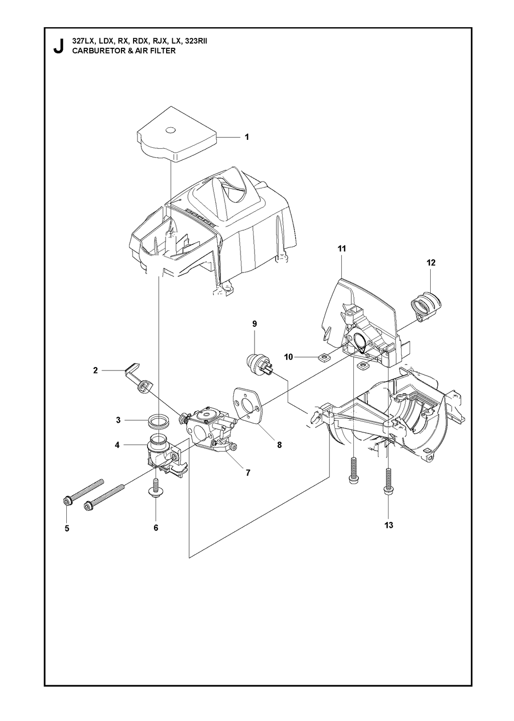 CARBURETOR AND AIR FILTER