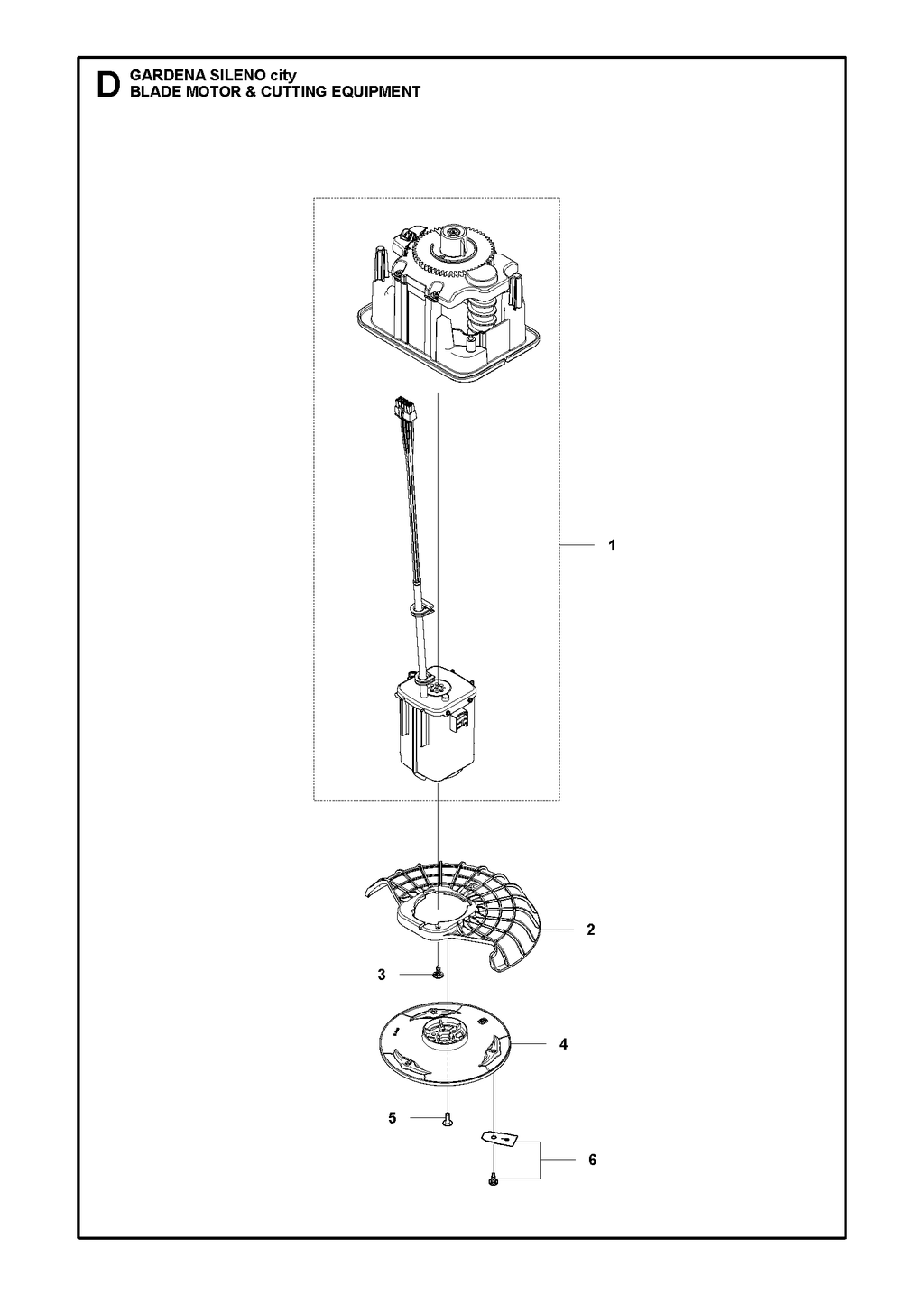 BLADE MOTOR AND CUTTING EQUIPMENT