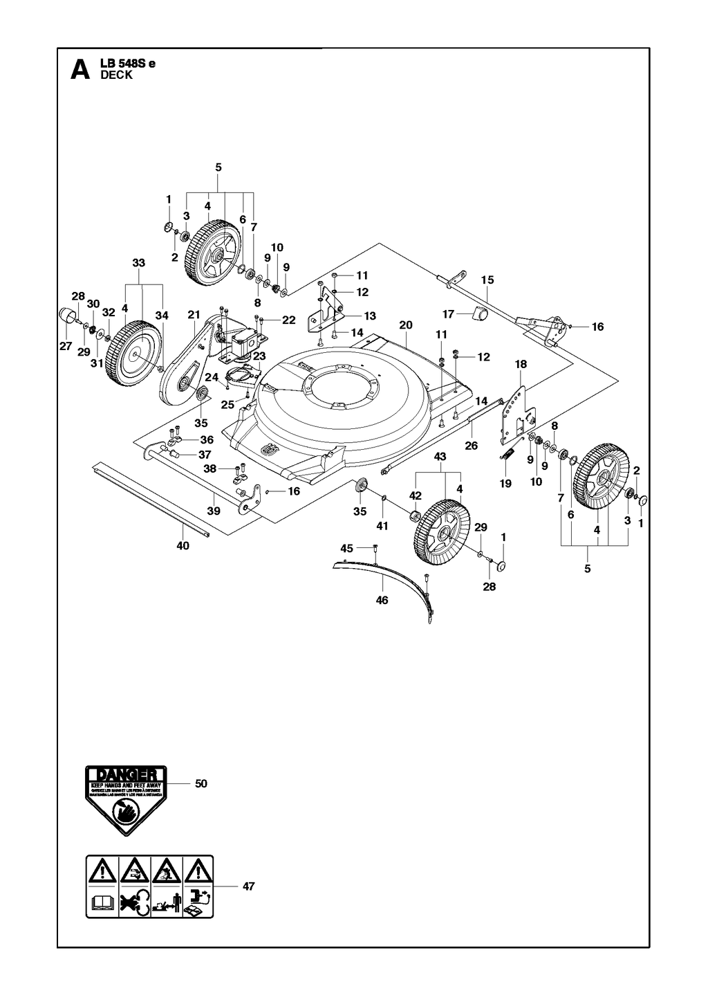 MOWER DECK / CUTTING DECK