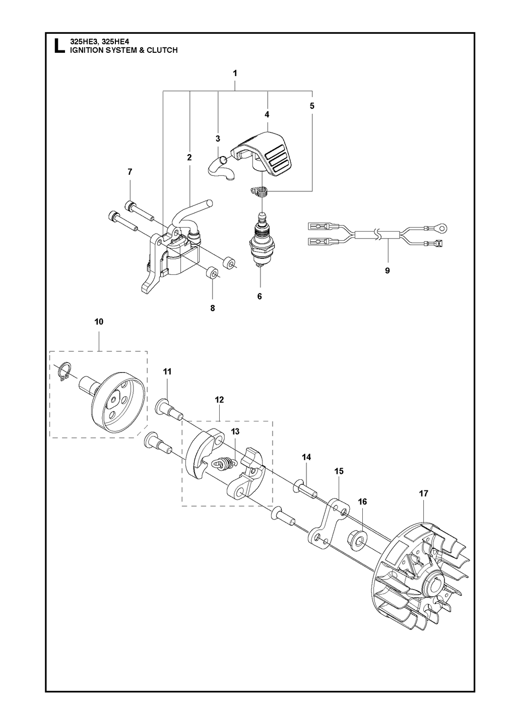 IGNITION SYSTEM AND CLUTCH