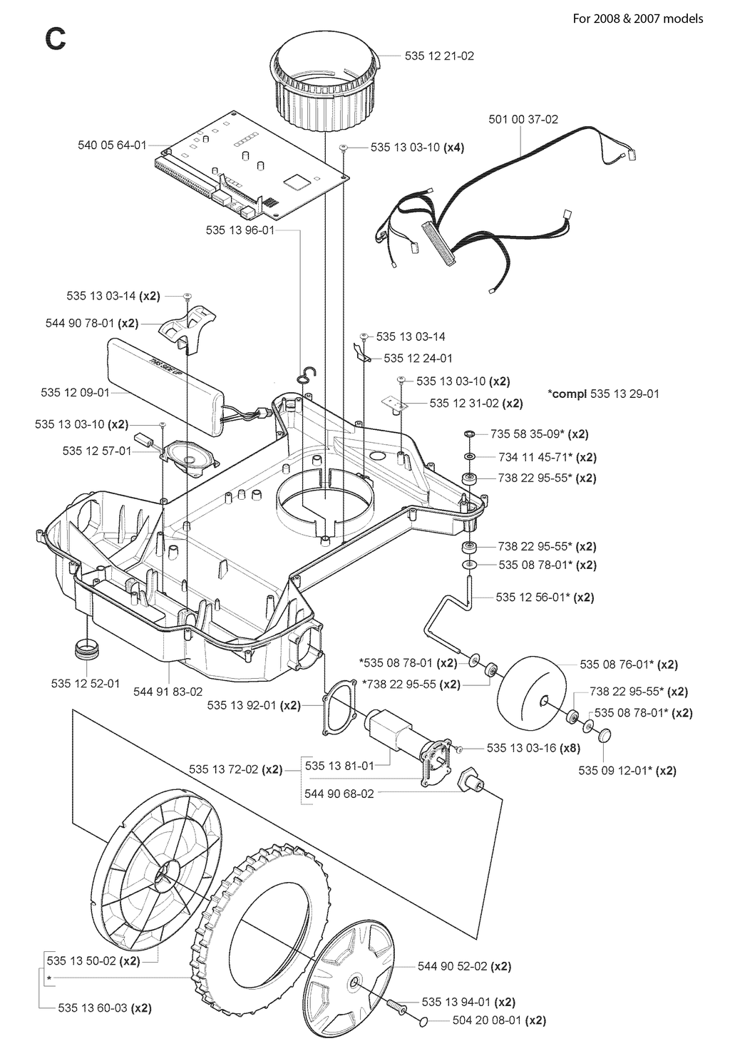 CHASSIS LOWER 2007-2008