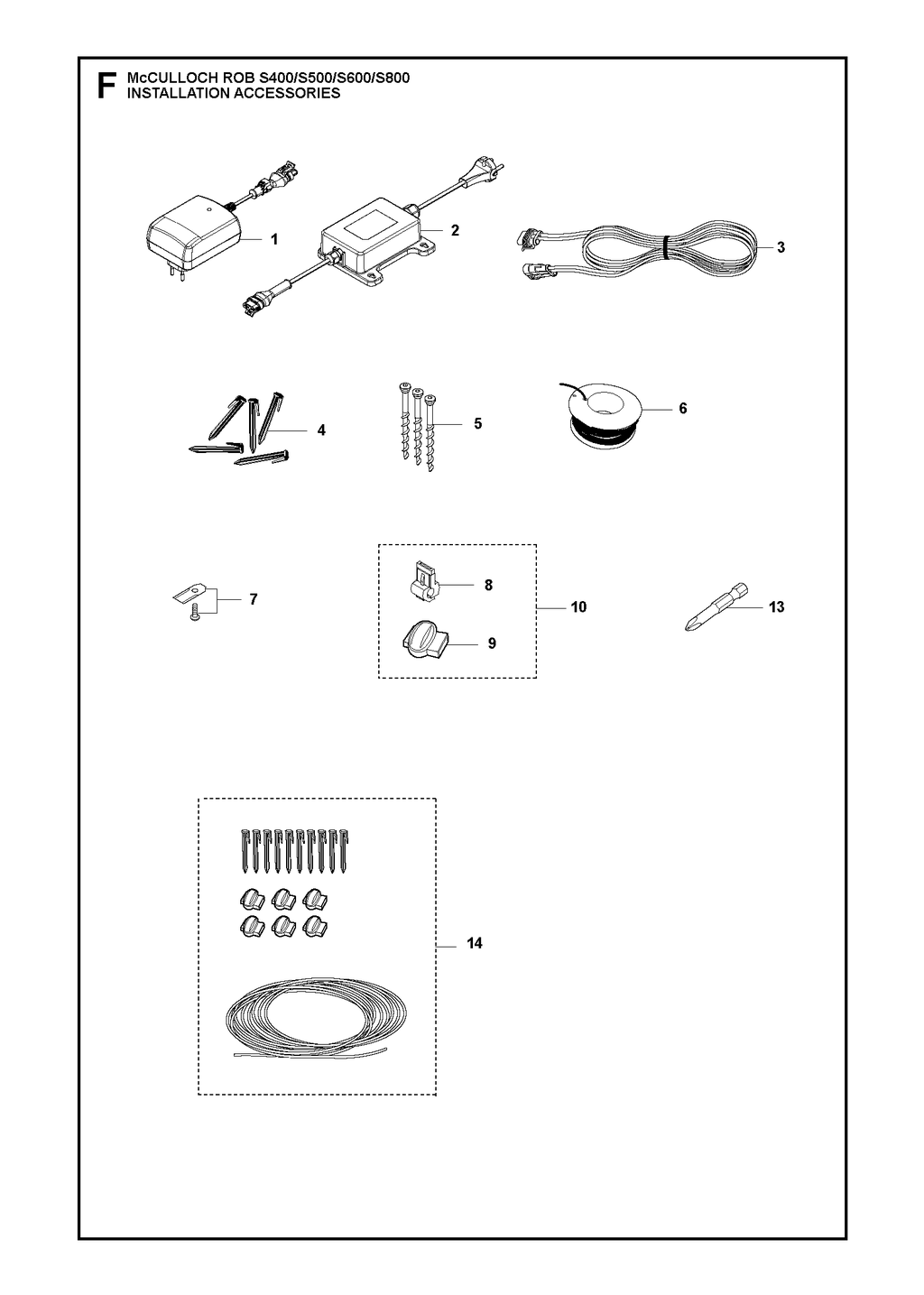 INSTALLATION ACCESSORIES