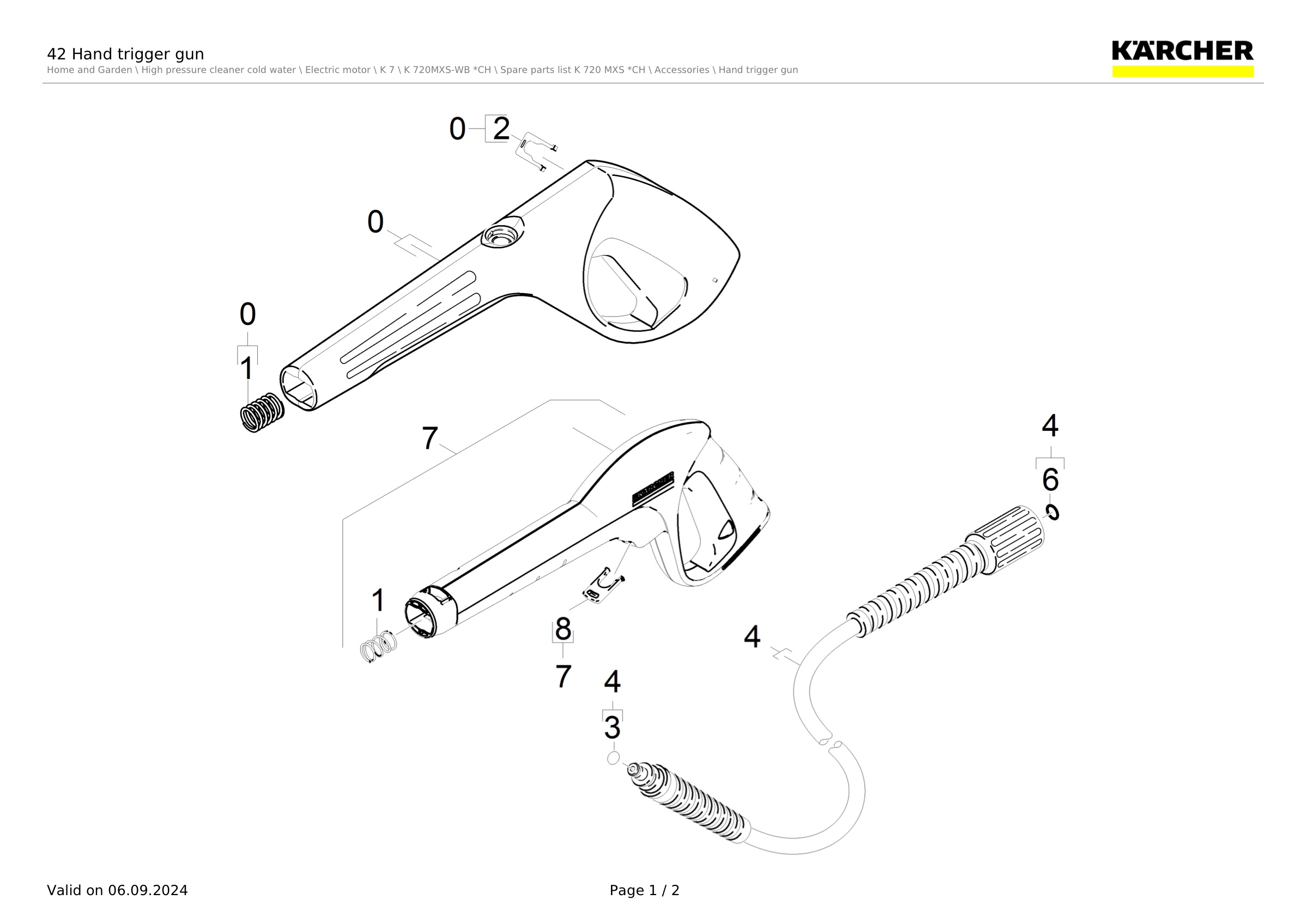 42 Hand trigger gun