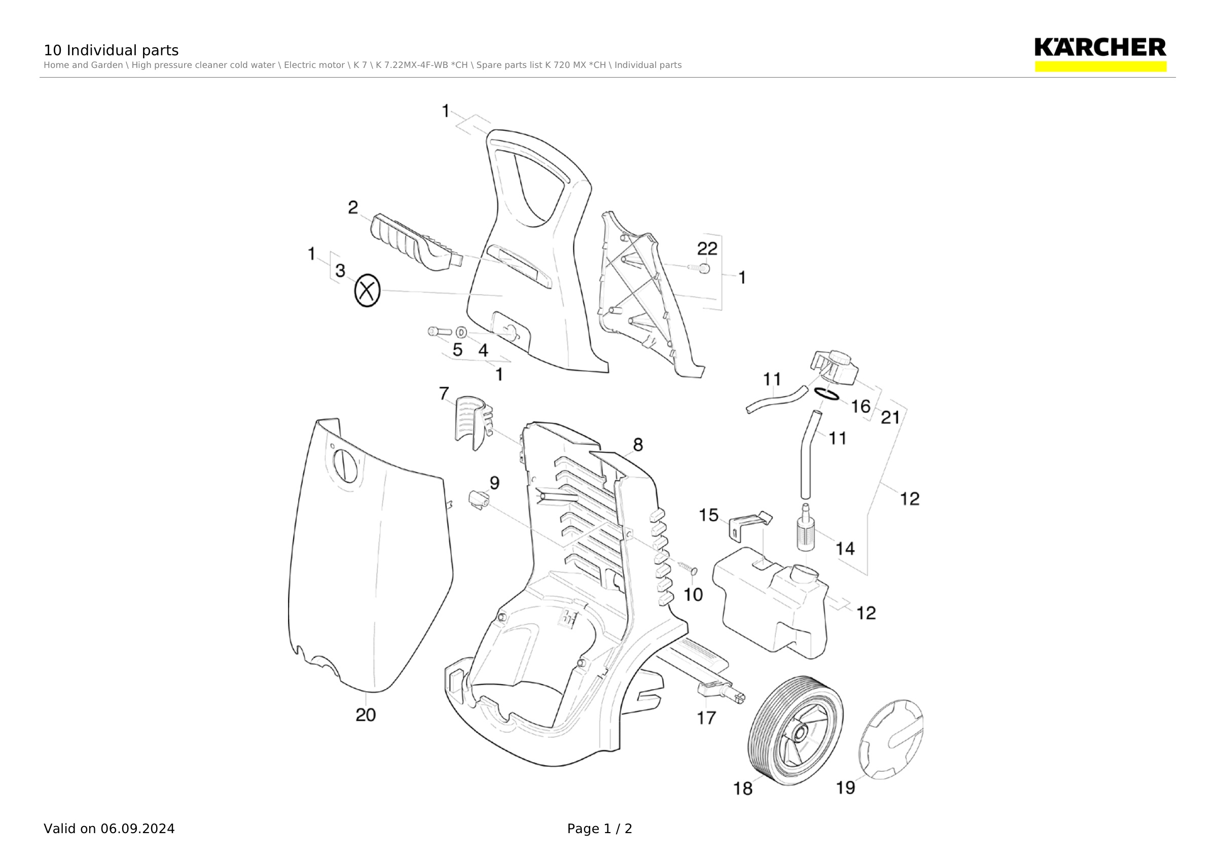 10 Individual parts