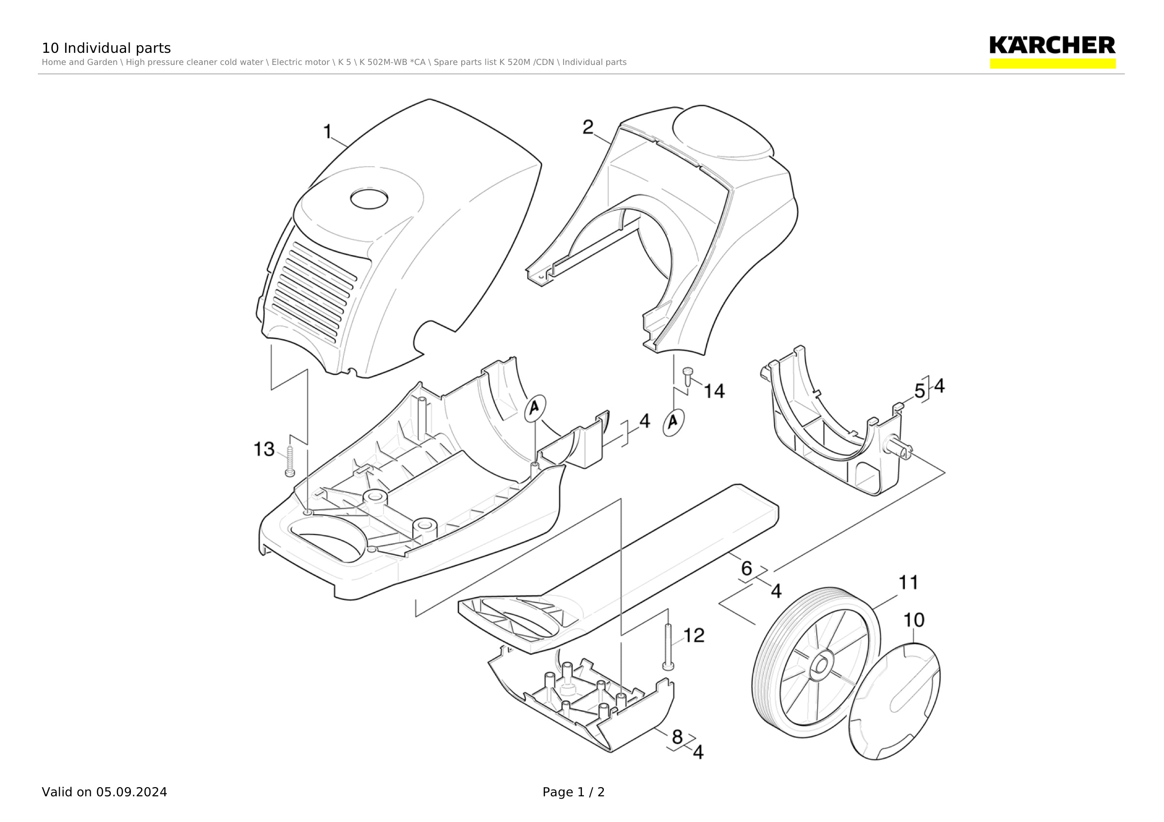 10 Individual parts