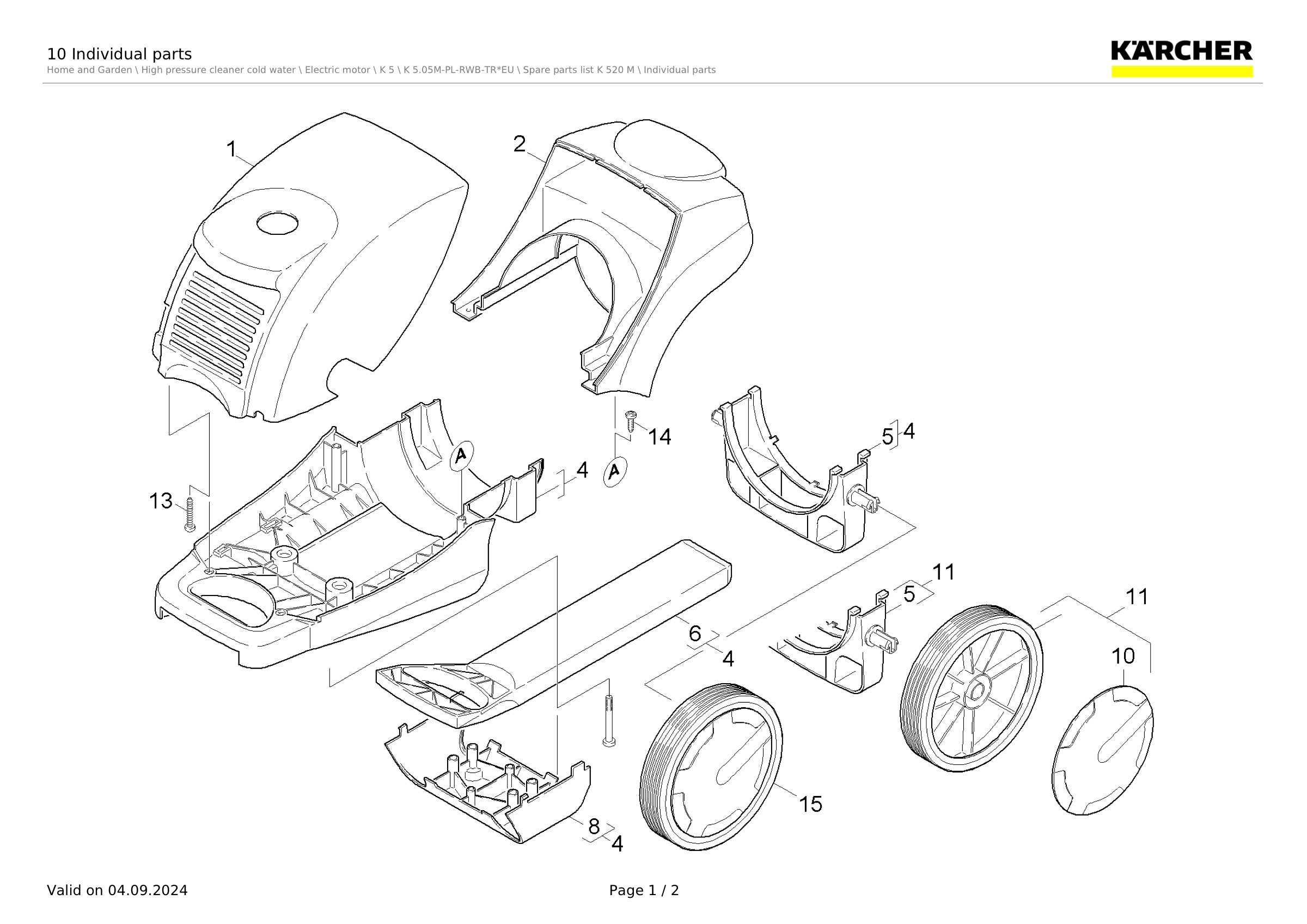 10 Individual parts