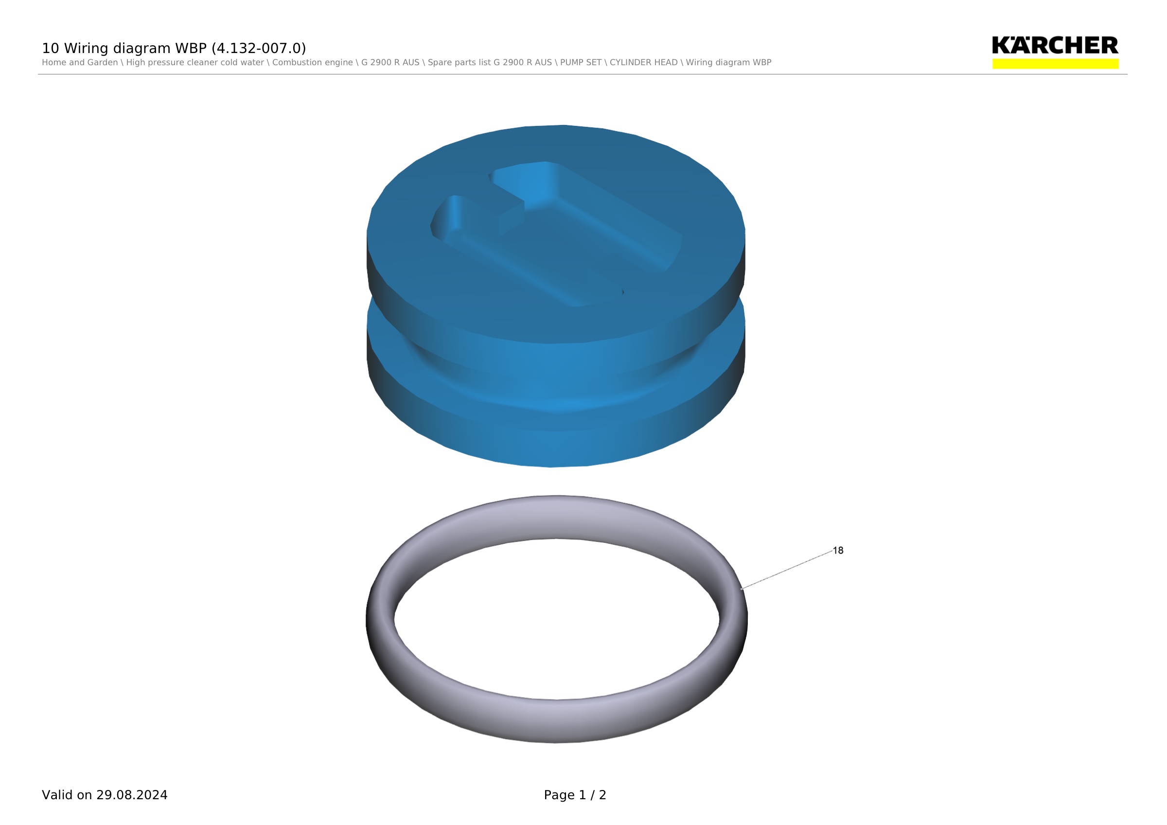 10 Drain plug only for replacement (4.132-007.0)