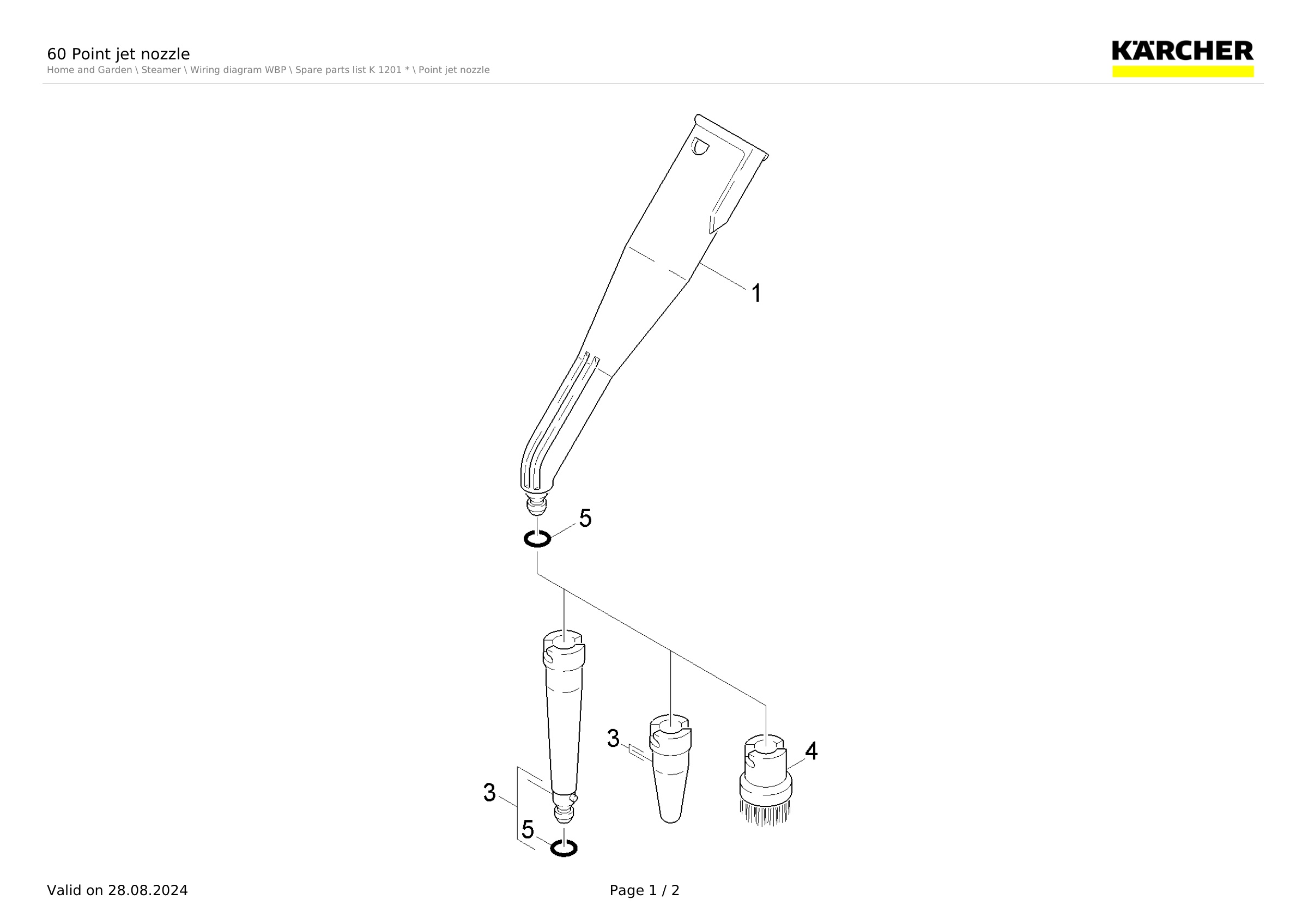 60 Point jet nozzle