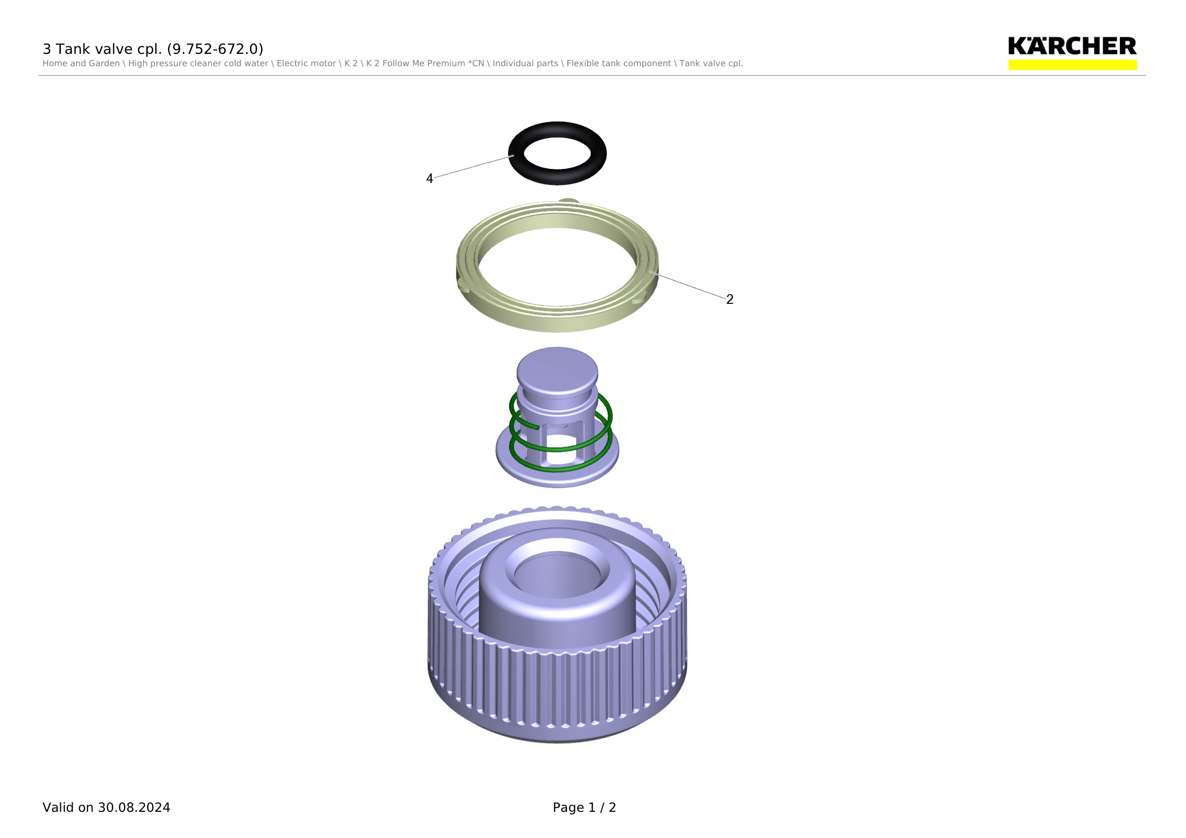 3 Tank valve cpl. (9.752-672.0)