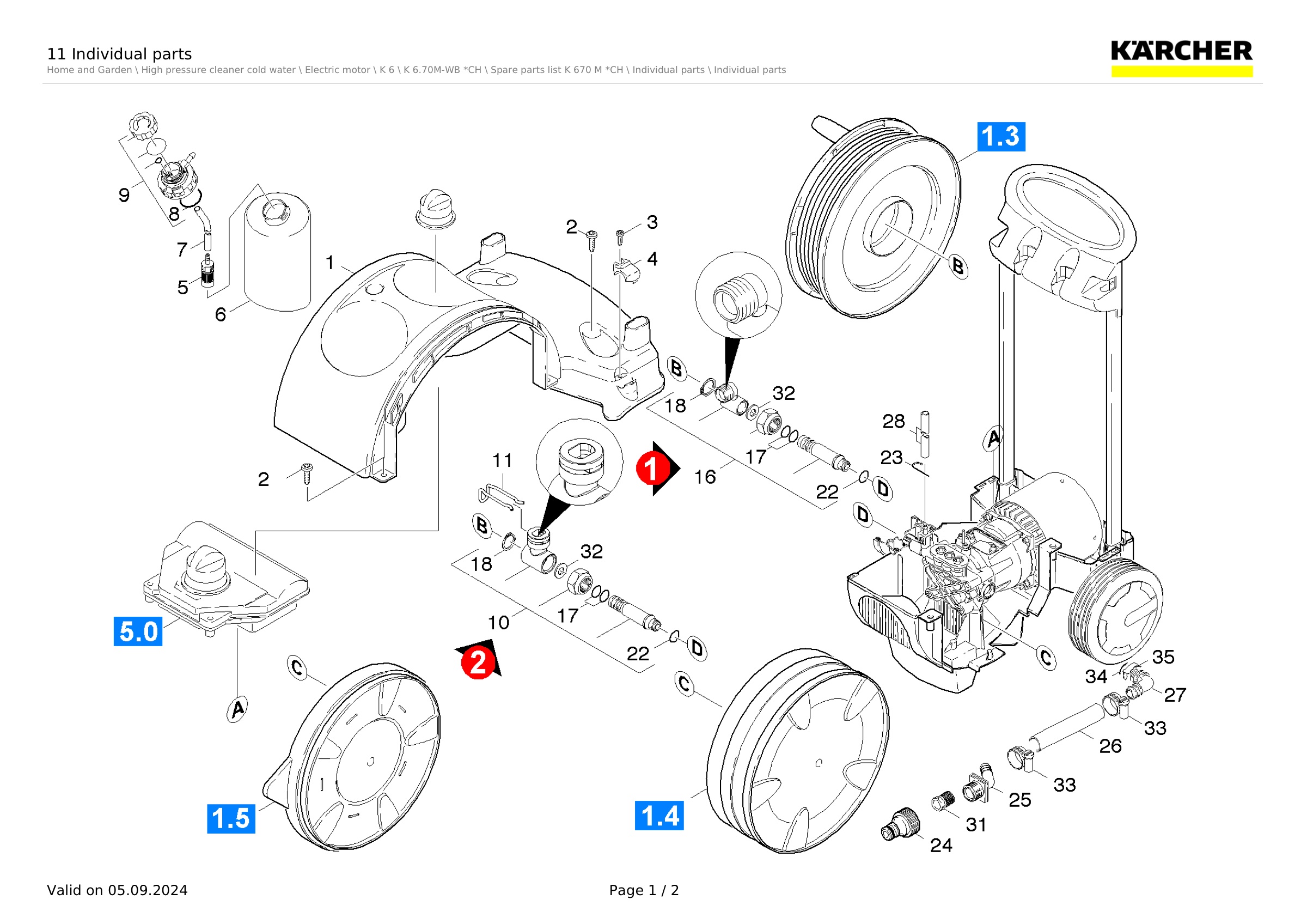 11 Individual parts