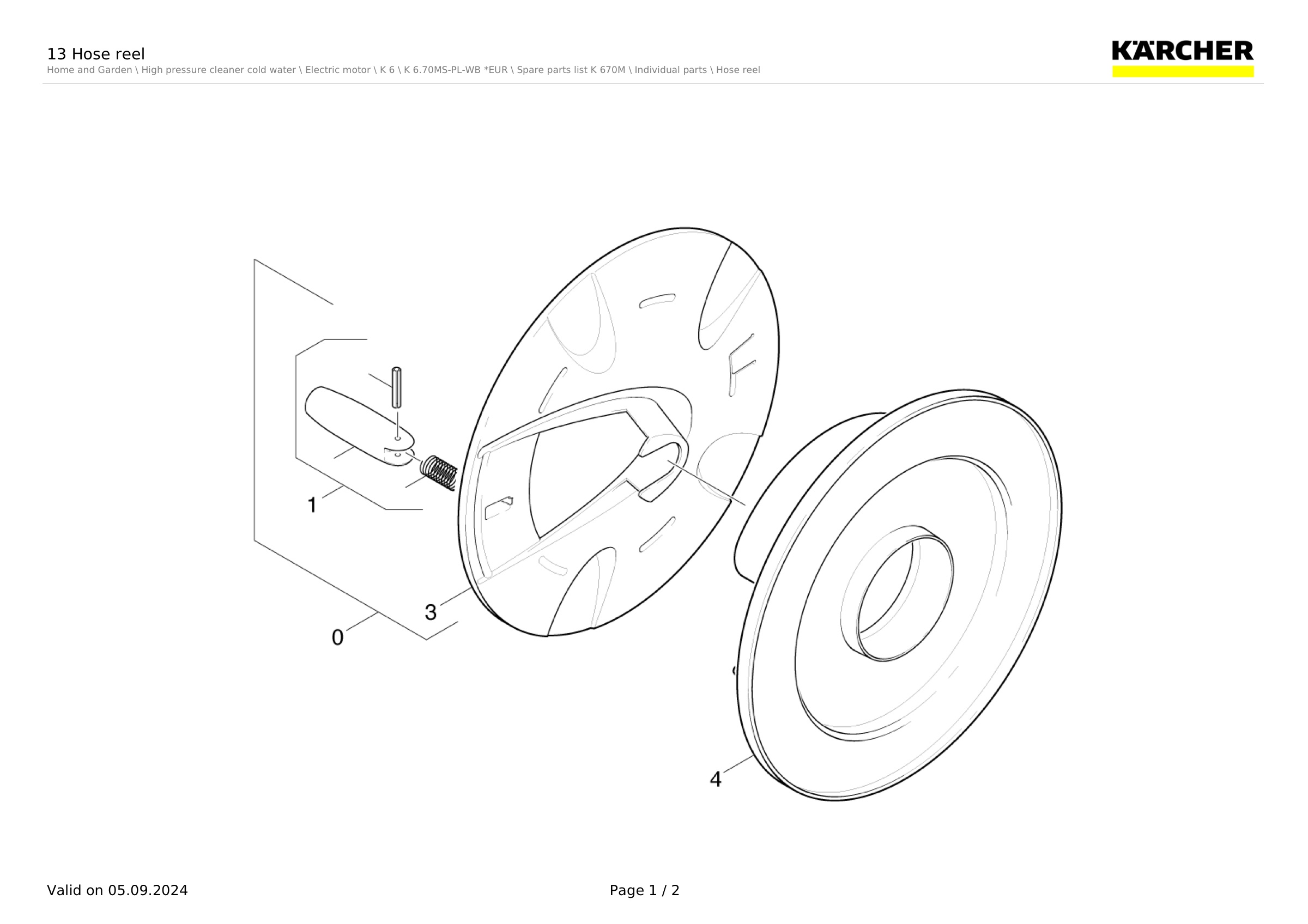 13 Hose reel