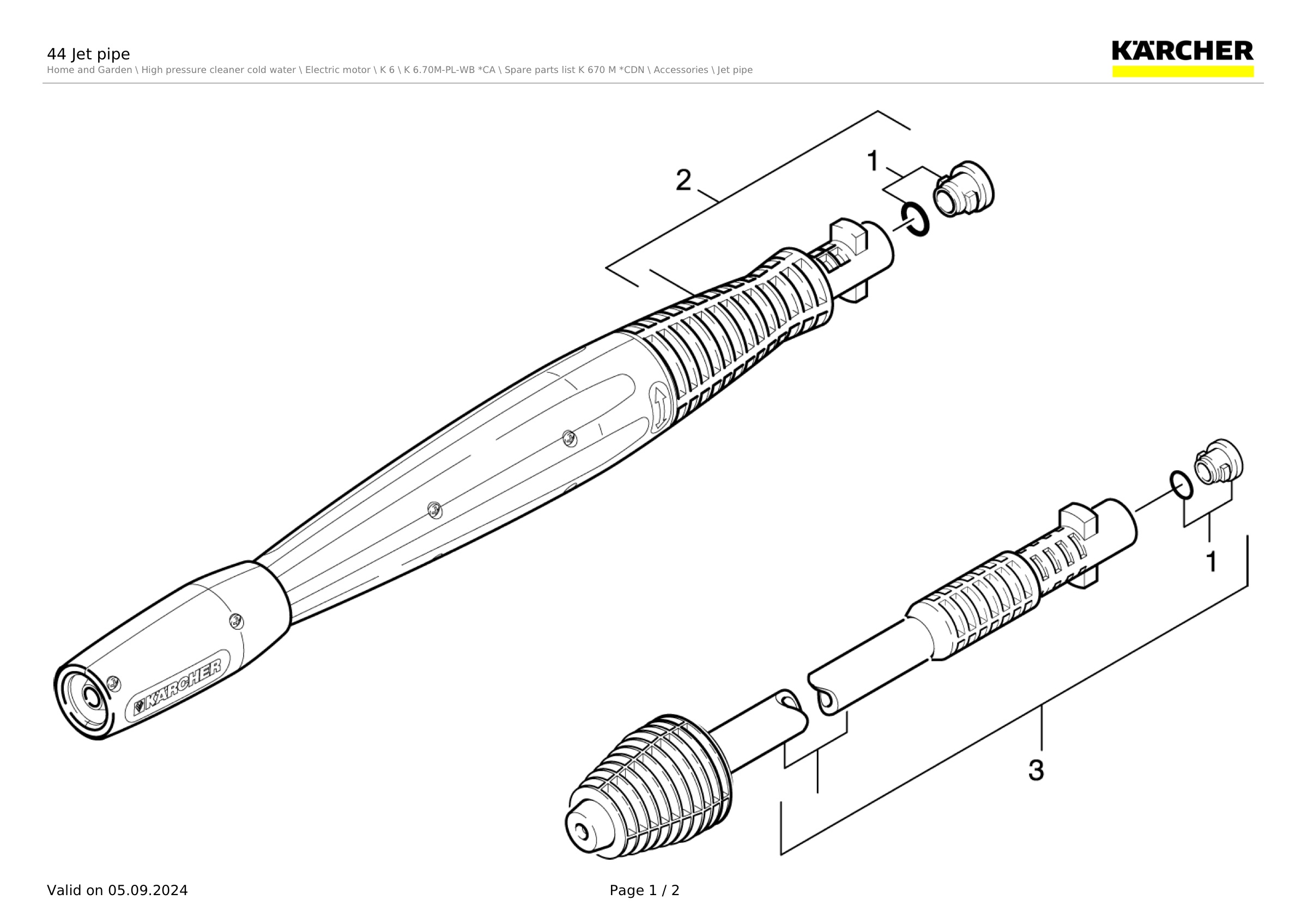 44 Jet pipe