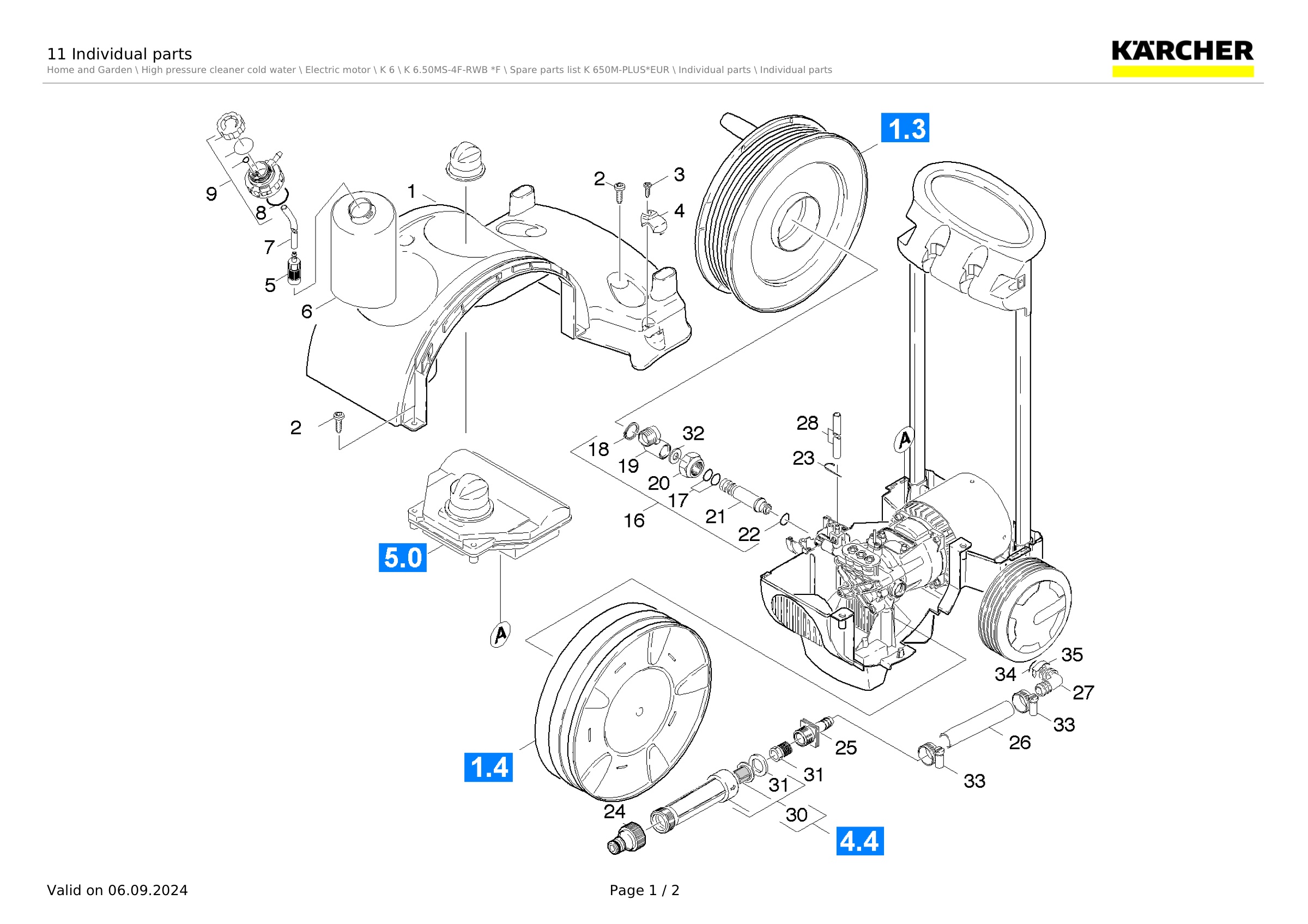 11 Individual parts