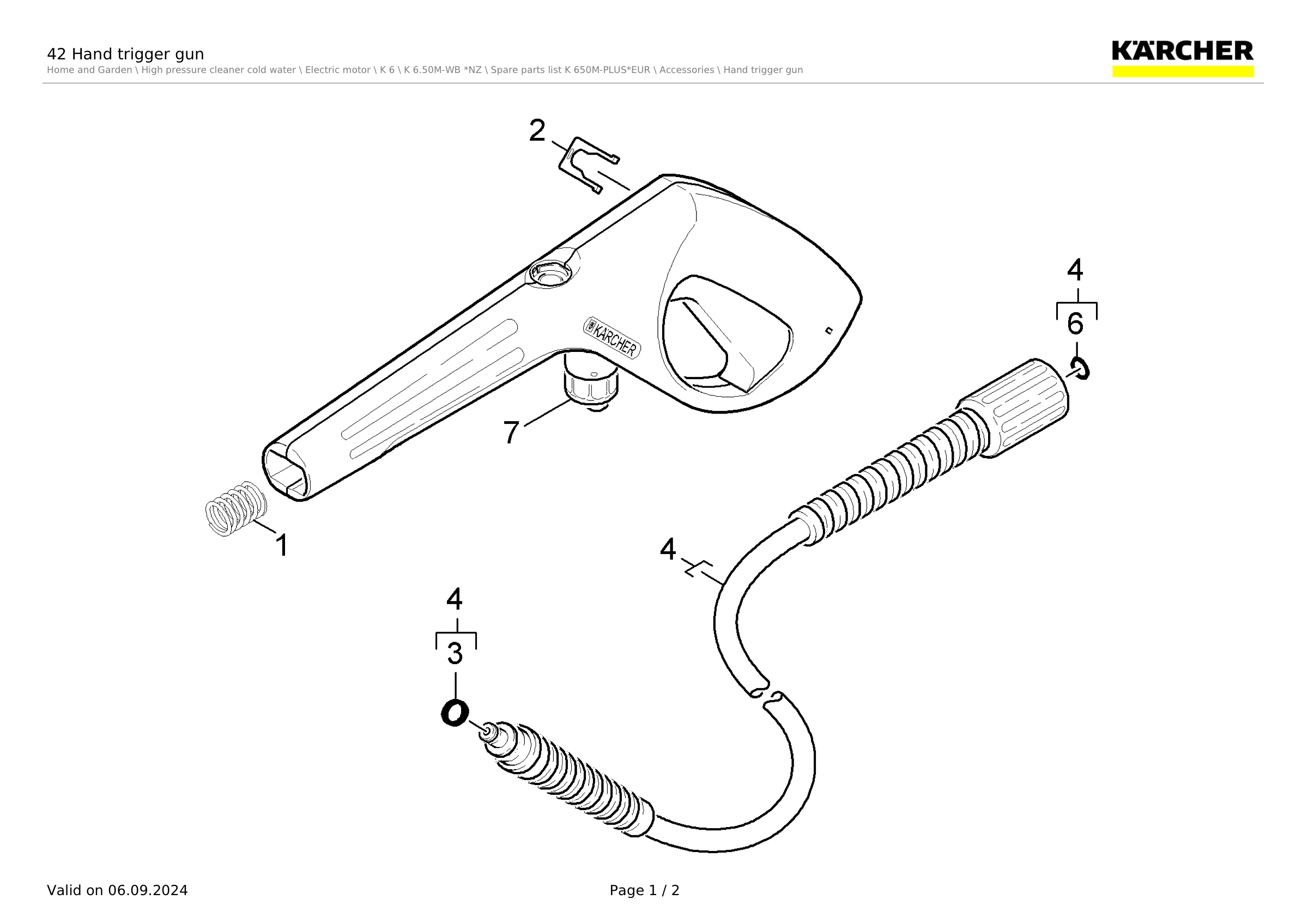 42 Hand trigger gun