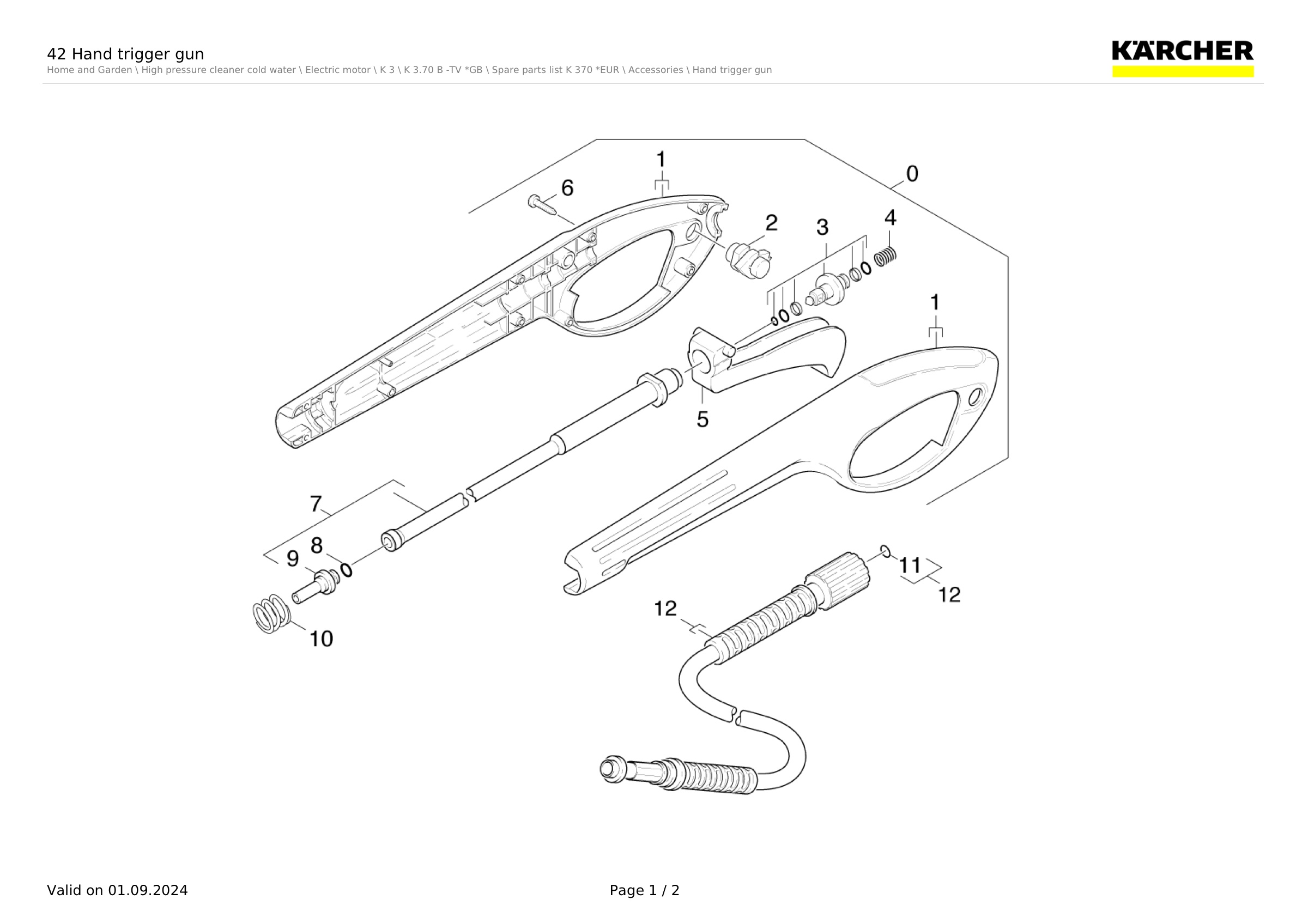 42 Hand trigger gun