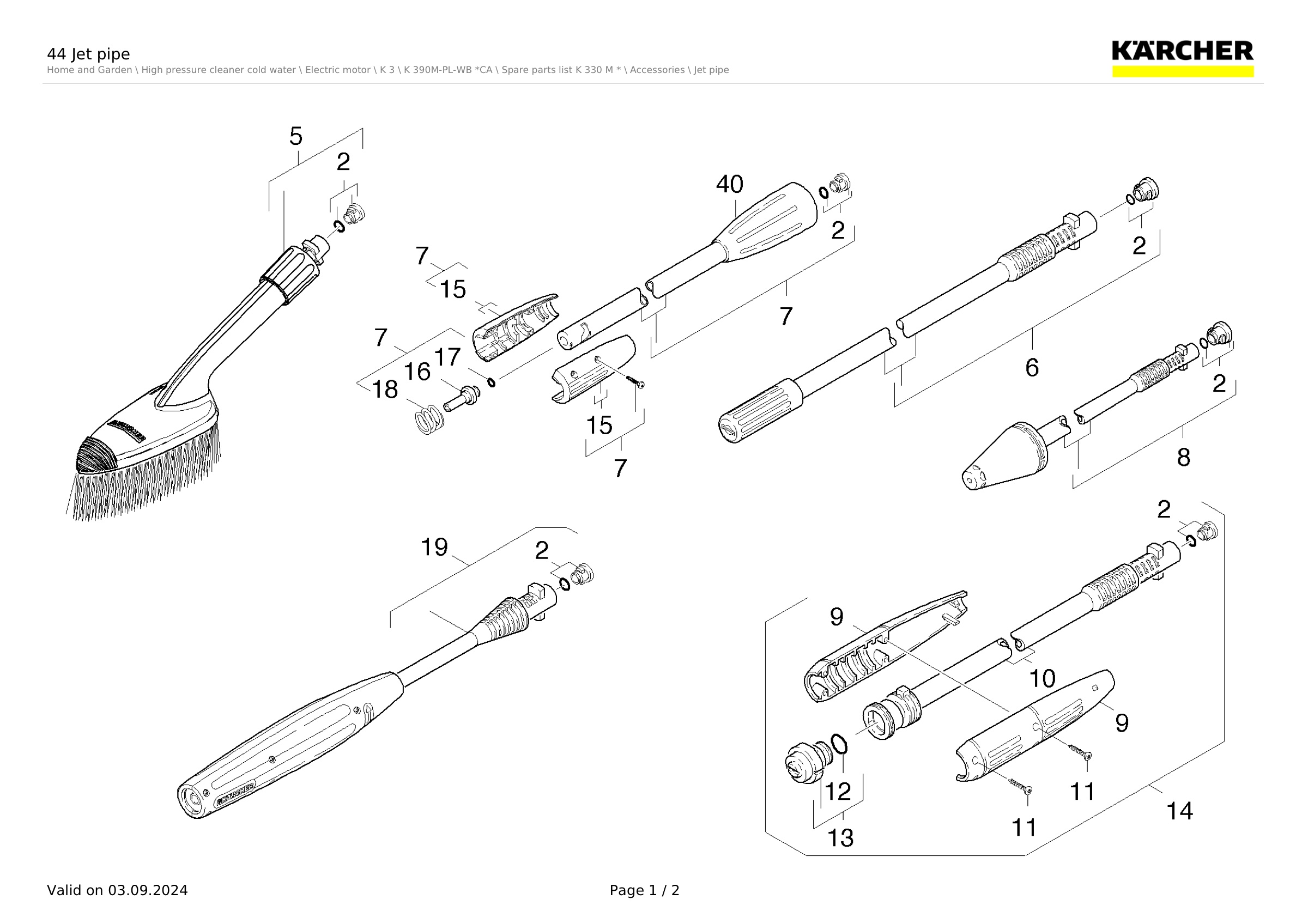 44 Jet pipe