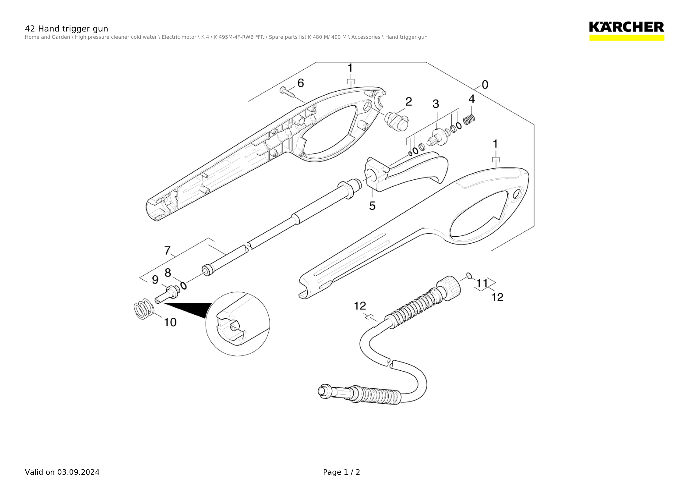 42 Hand trigger gun