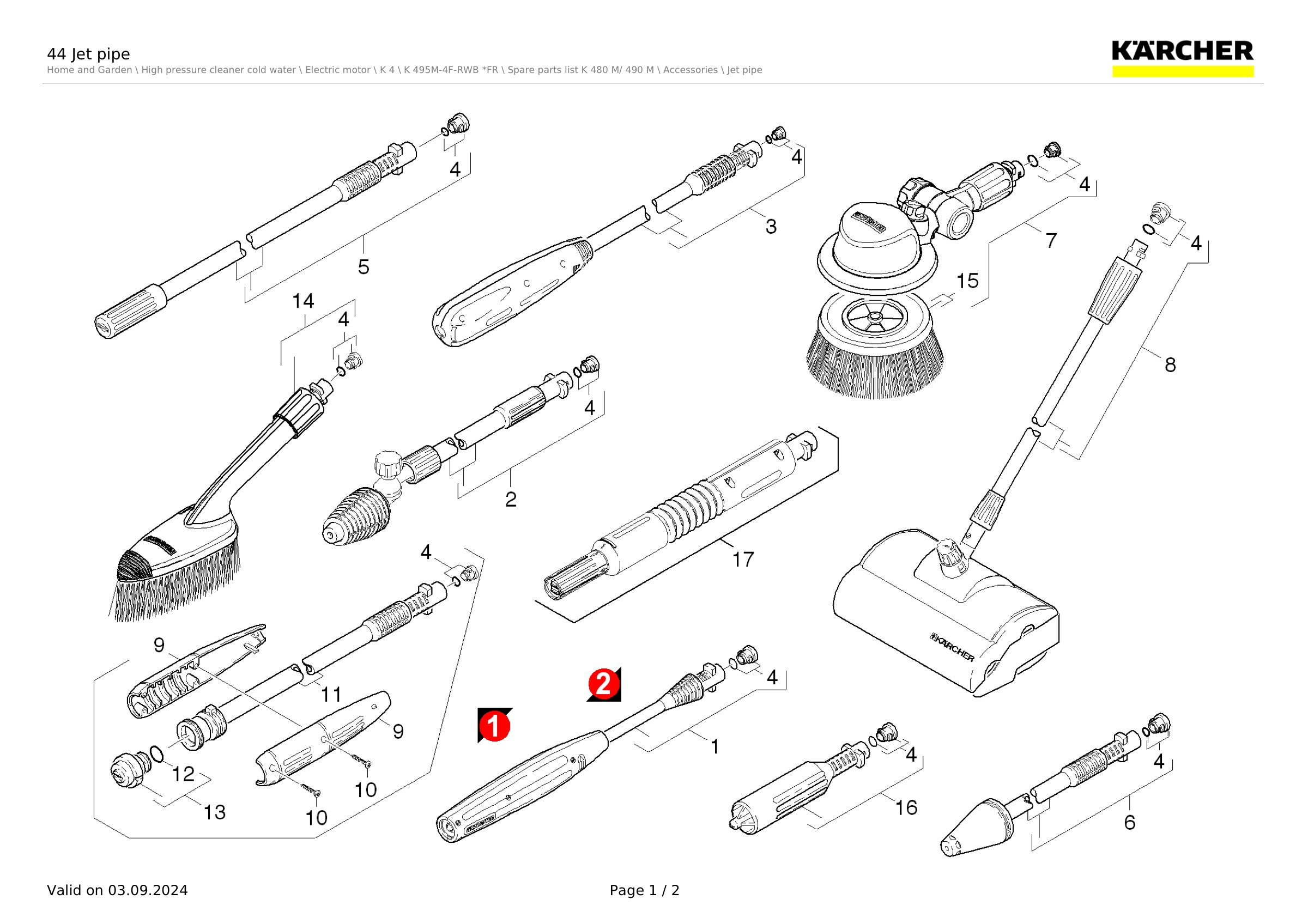 44 Jet pipe