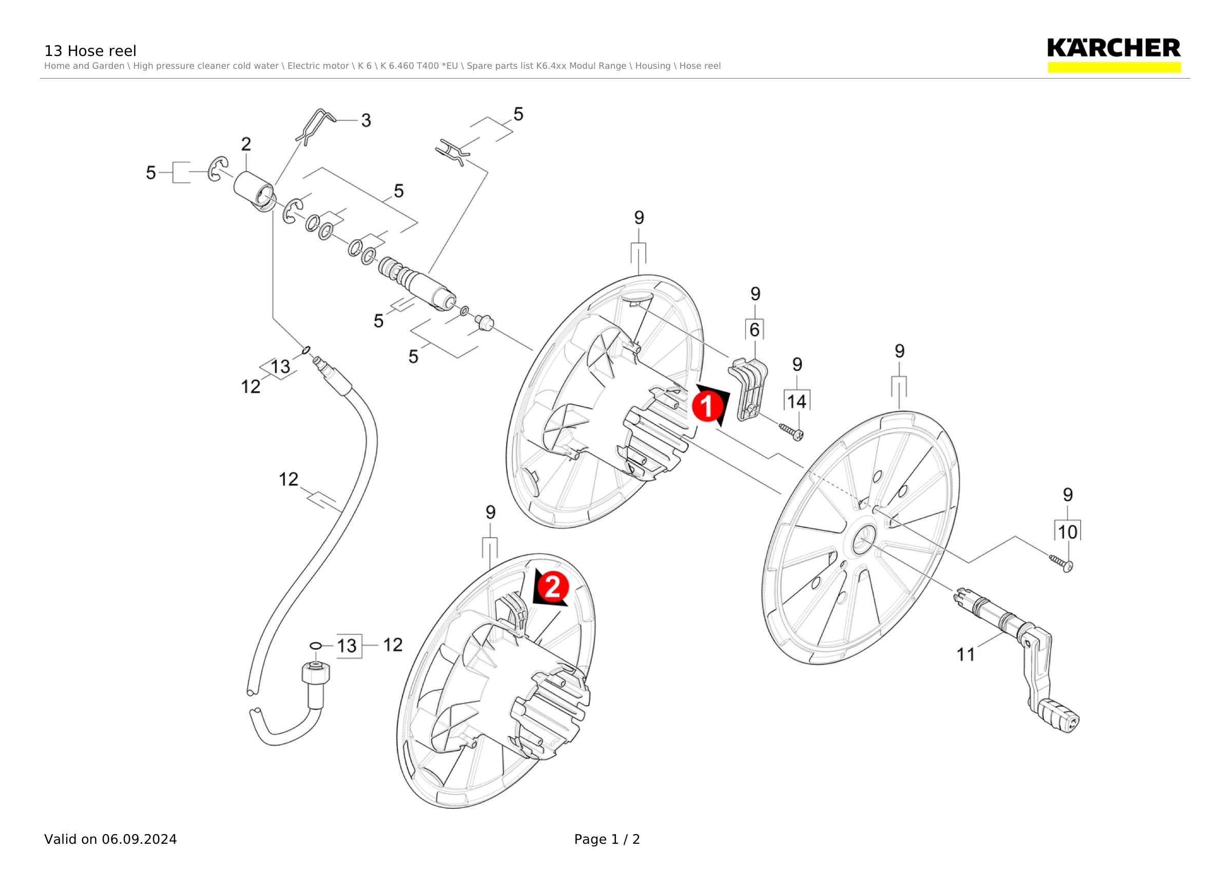 13 Hose reel