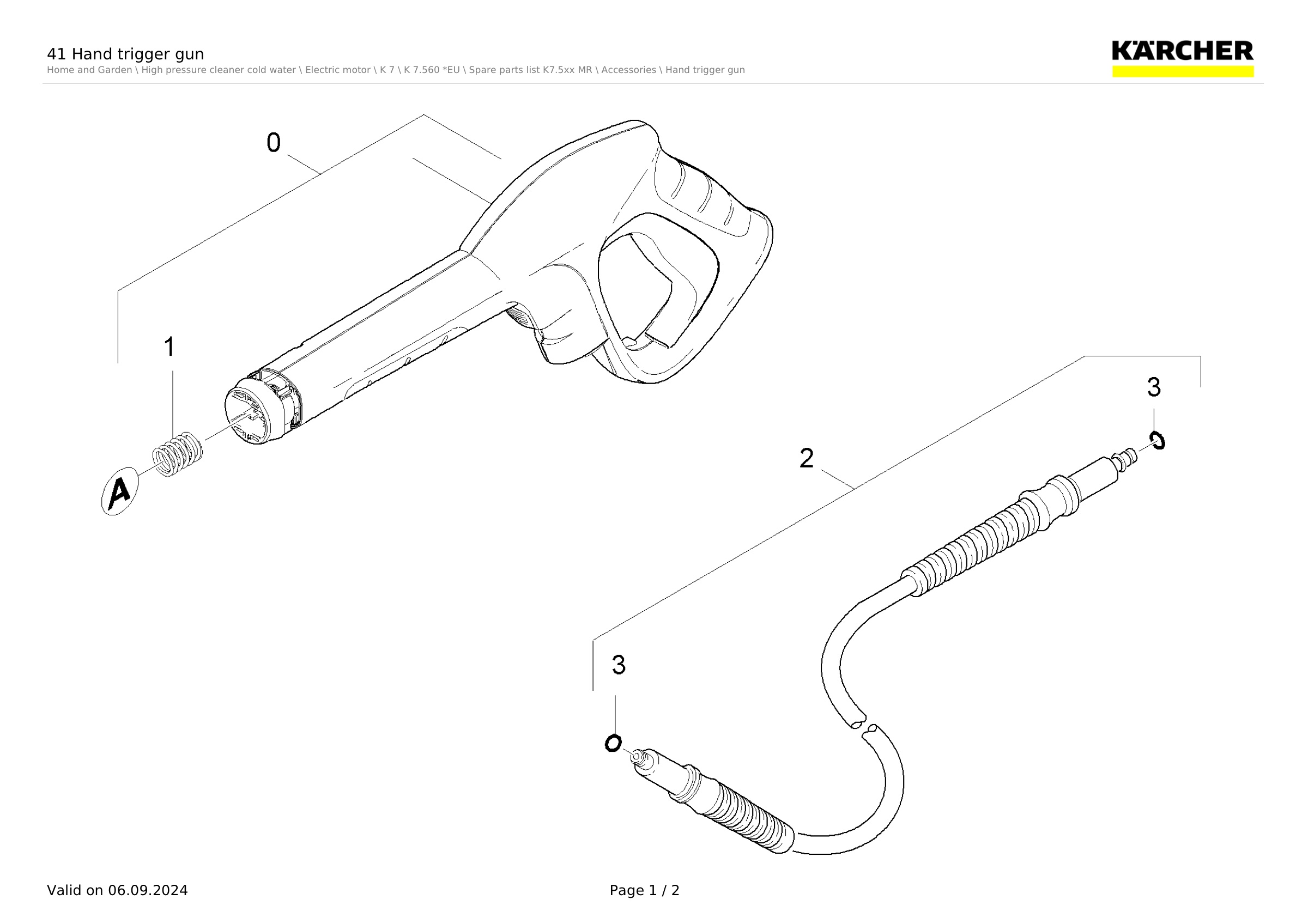 41 Hand trigger gun