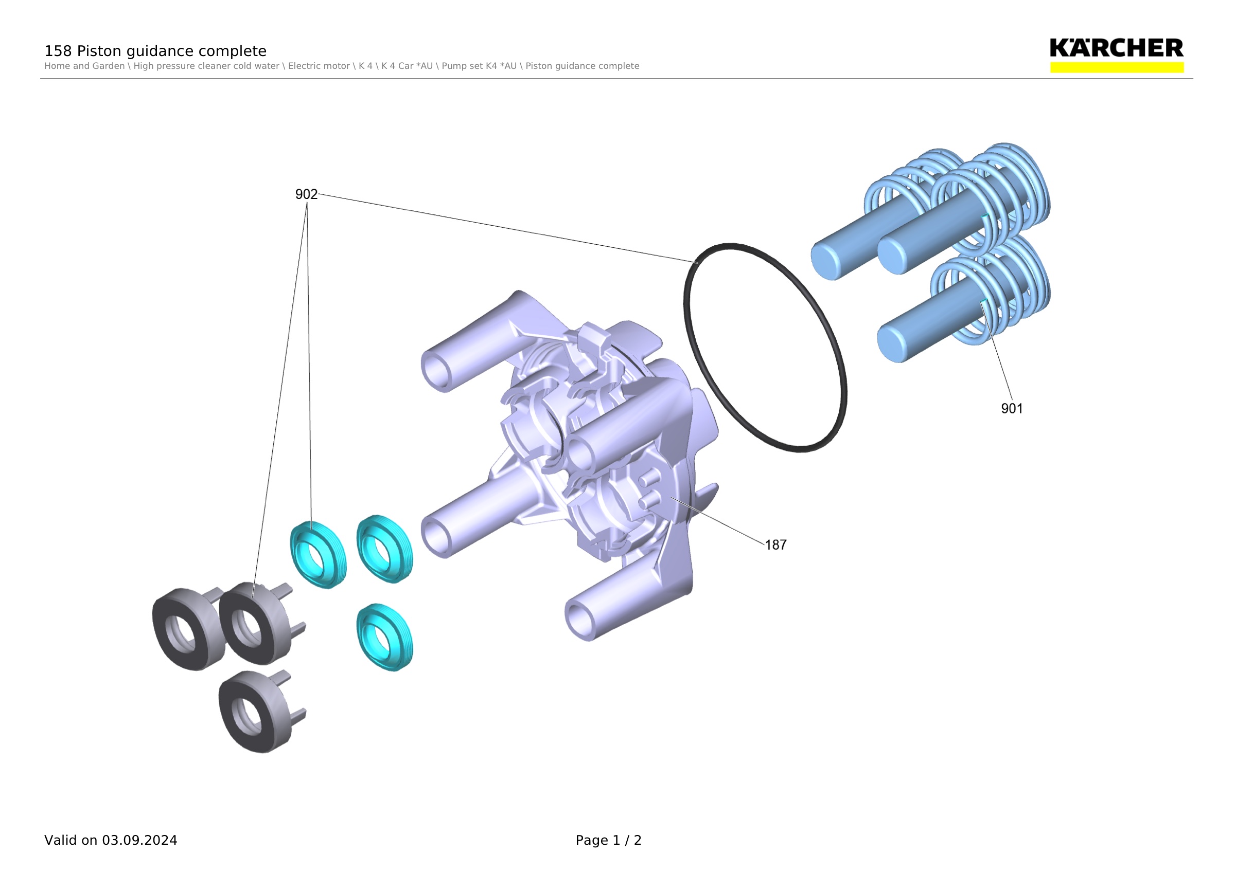 158 Piston guidance complete