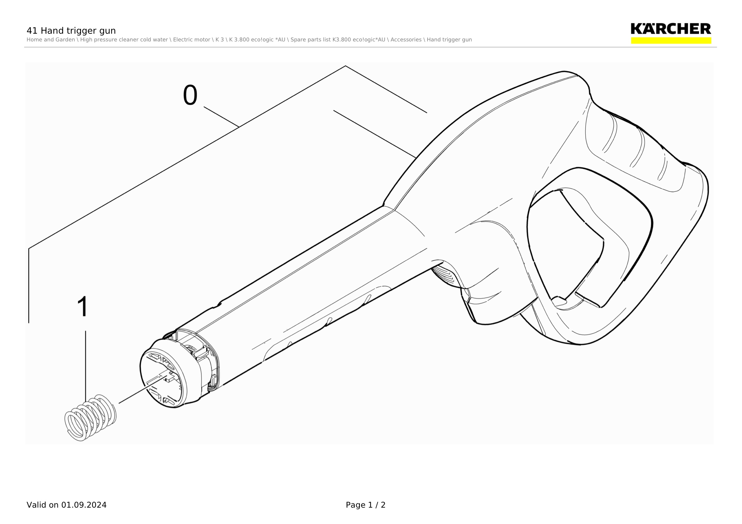 41 Hand trigger gun