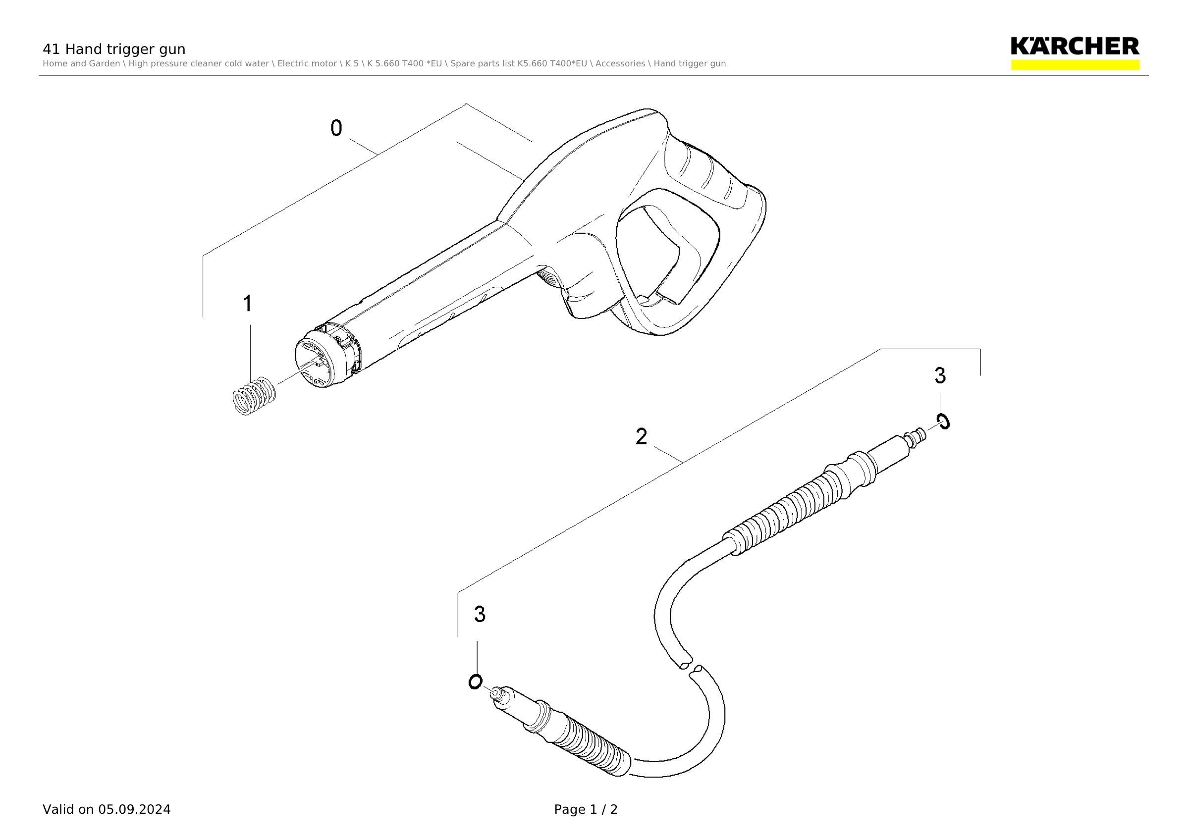 41 Hand trigger gun