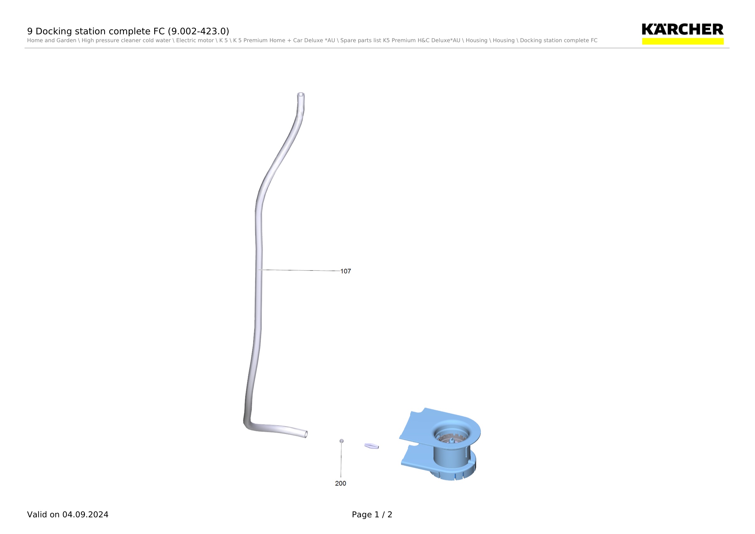 9 Docking station complete FC (9.002-423.0)