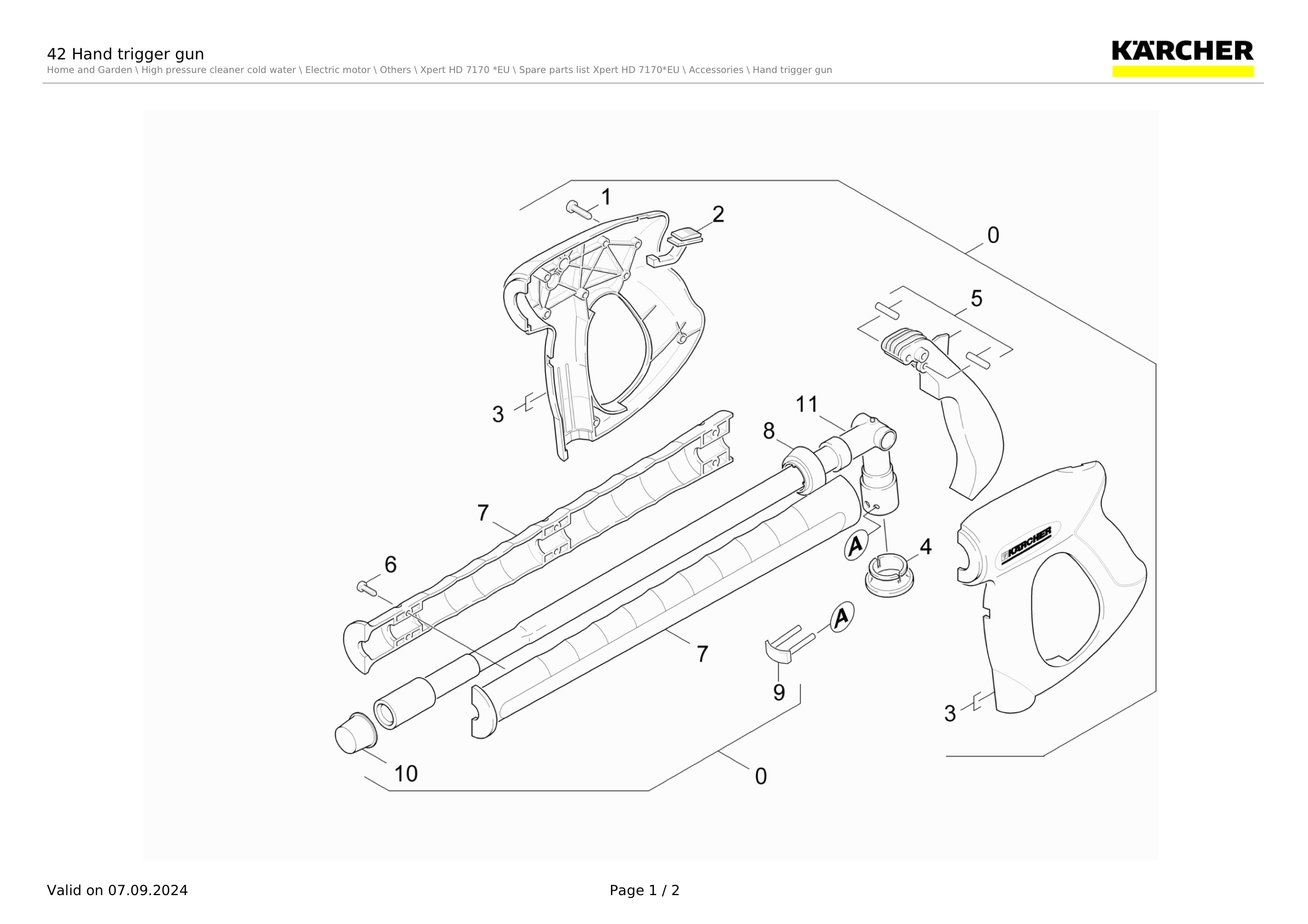 42 Hand trigger gun