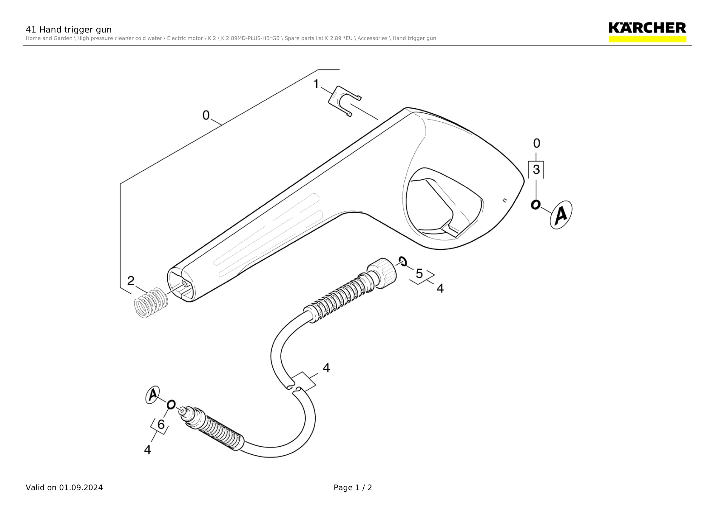 41 Hand trigger gun