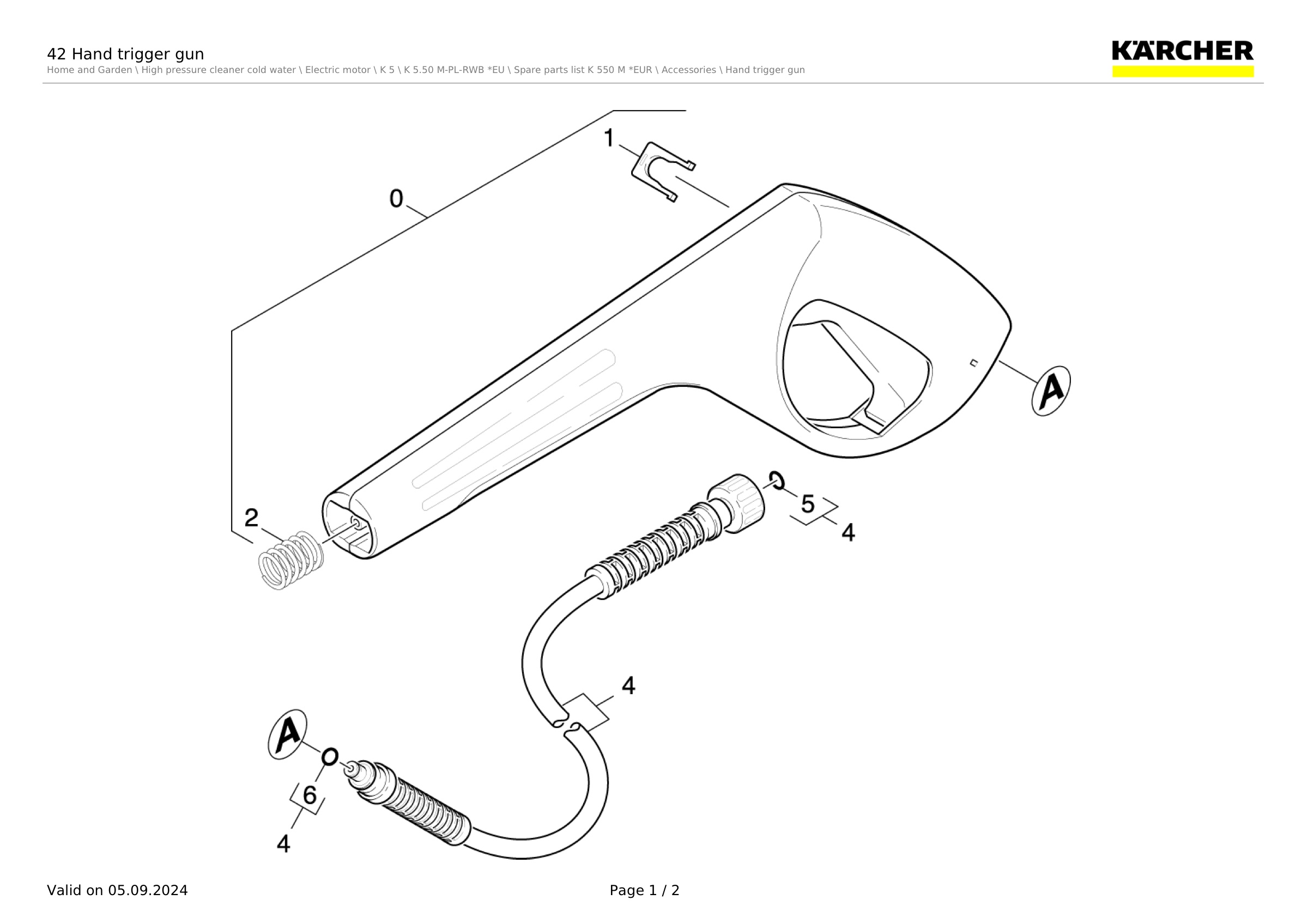 42 Hand trigger gun