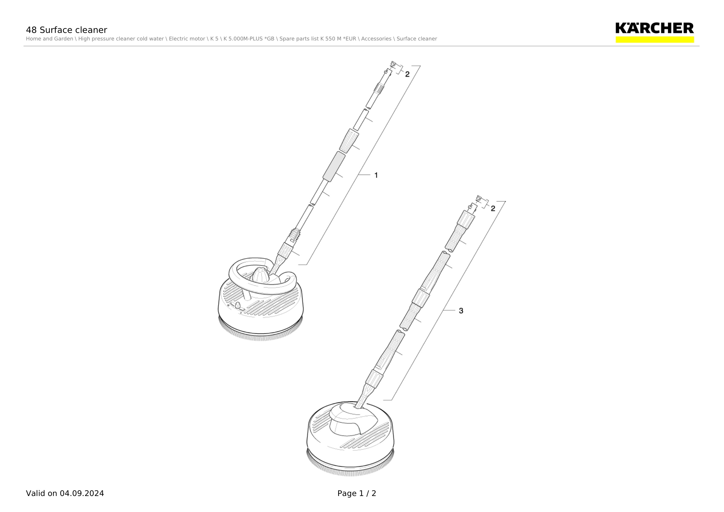 48 Surface cleaner