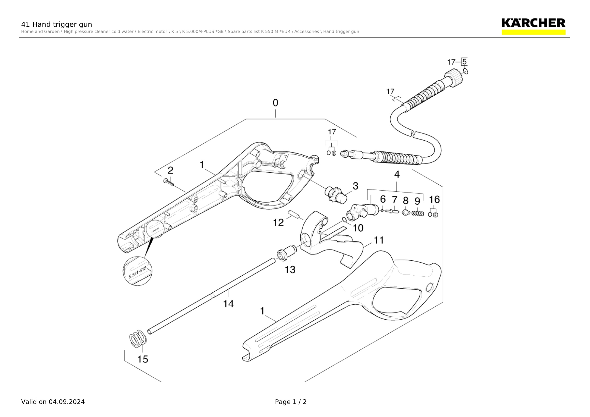 41 Hand trigger gun