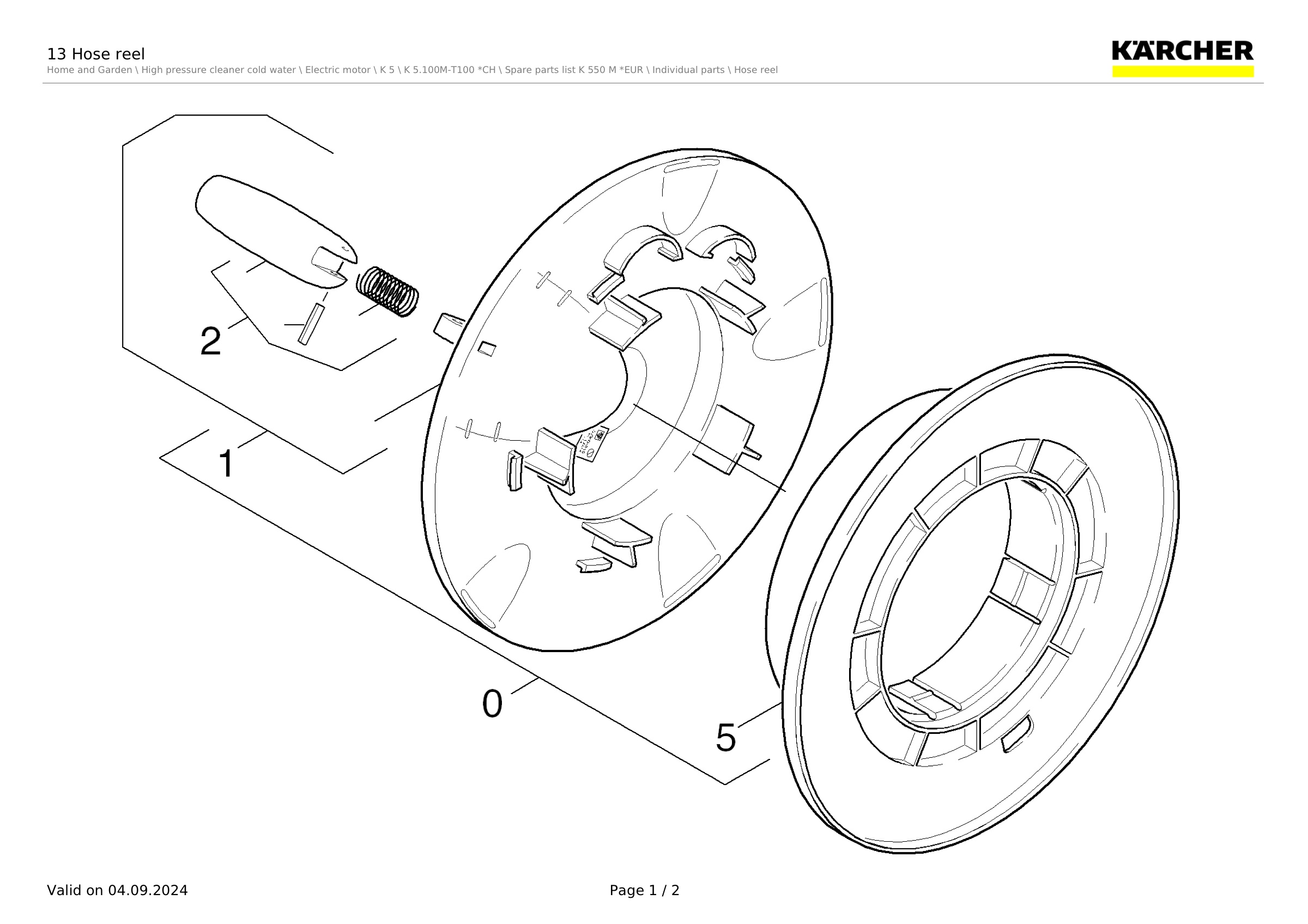 13 Hose reel