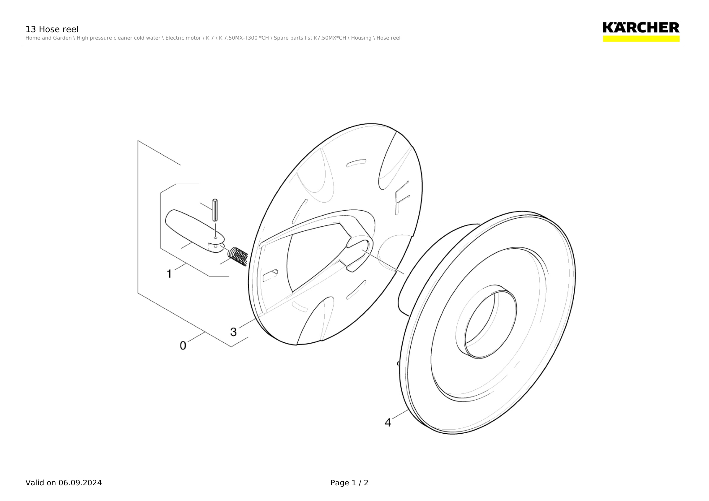 13 Hose reel