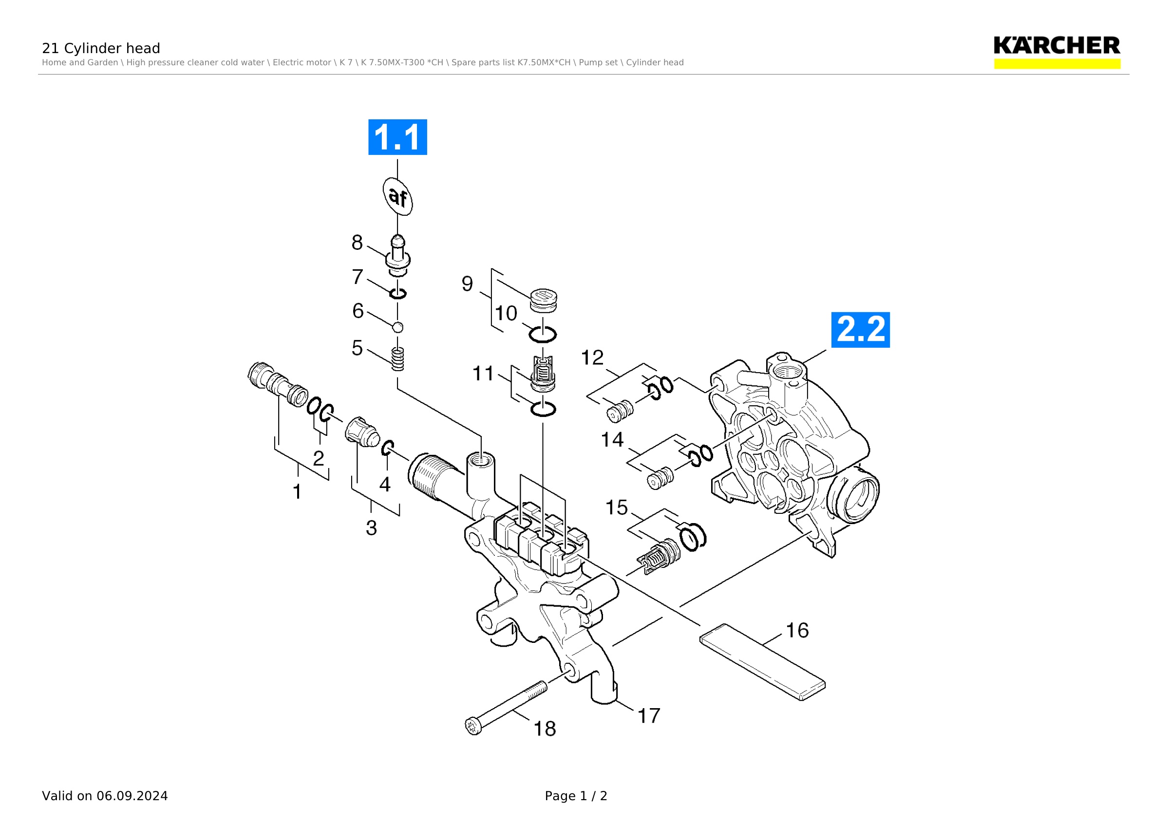 21 Cylinder head