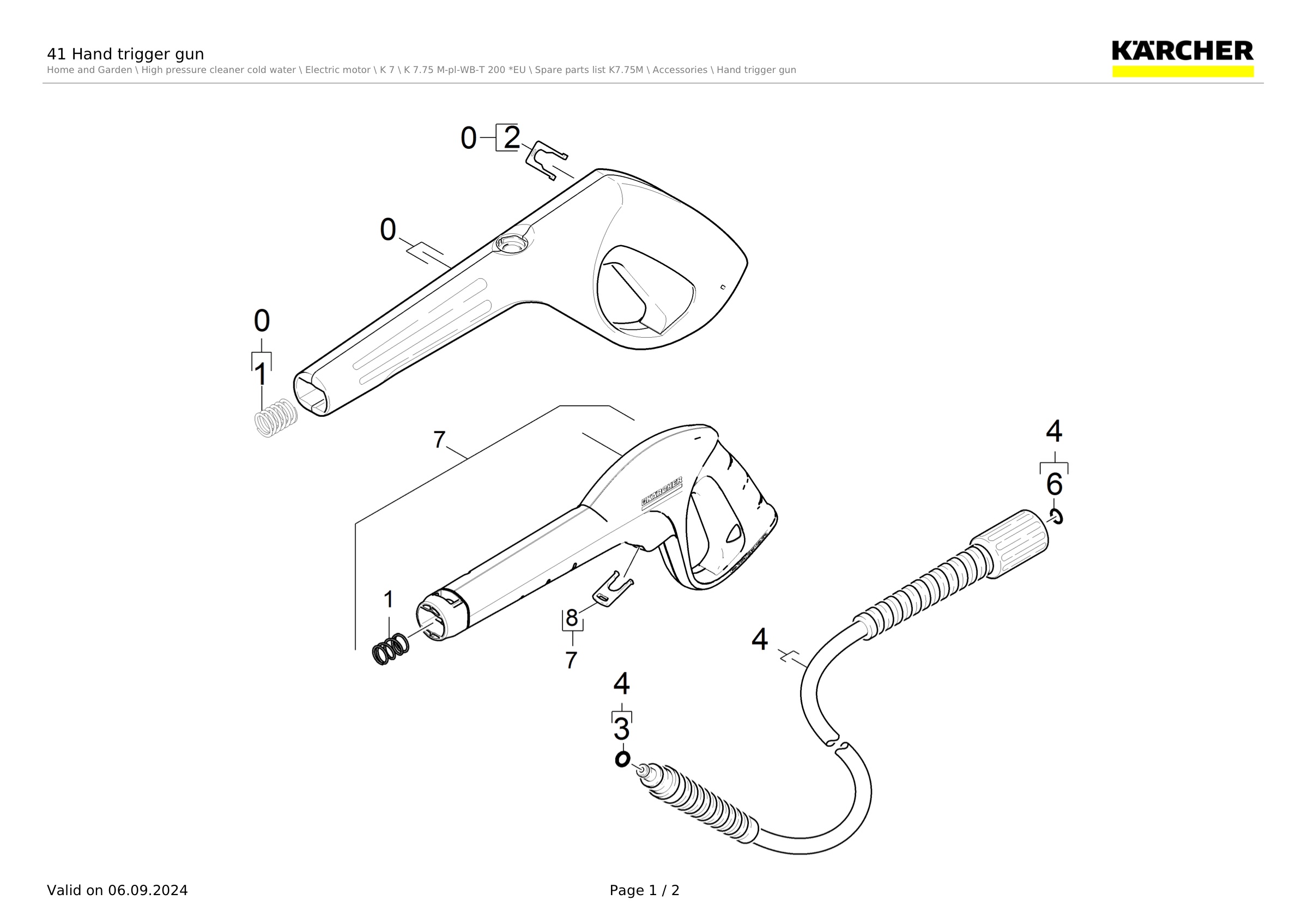 41 Hand trigger gun