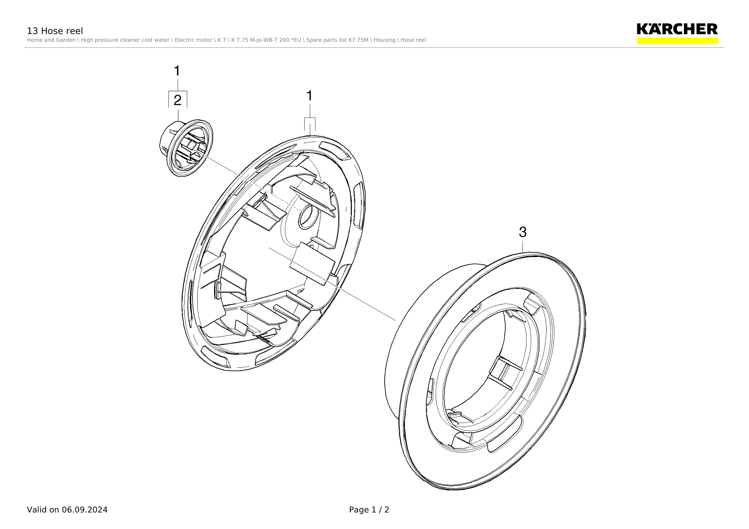13 Hose reel