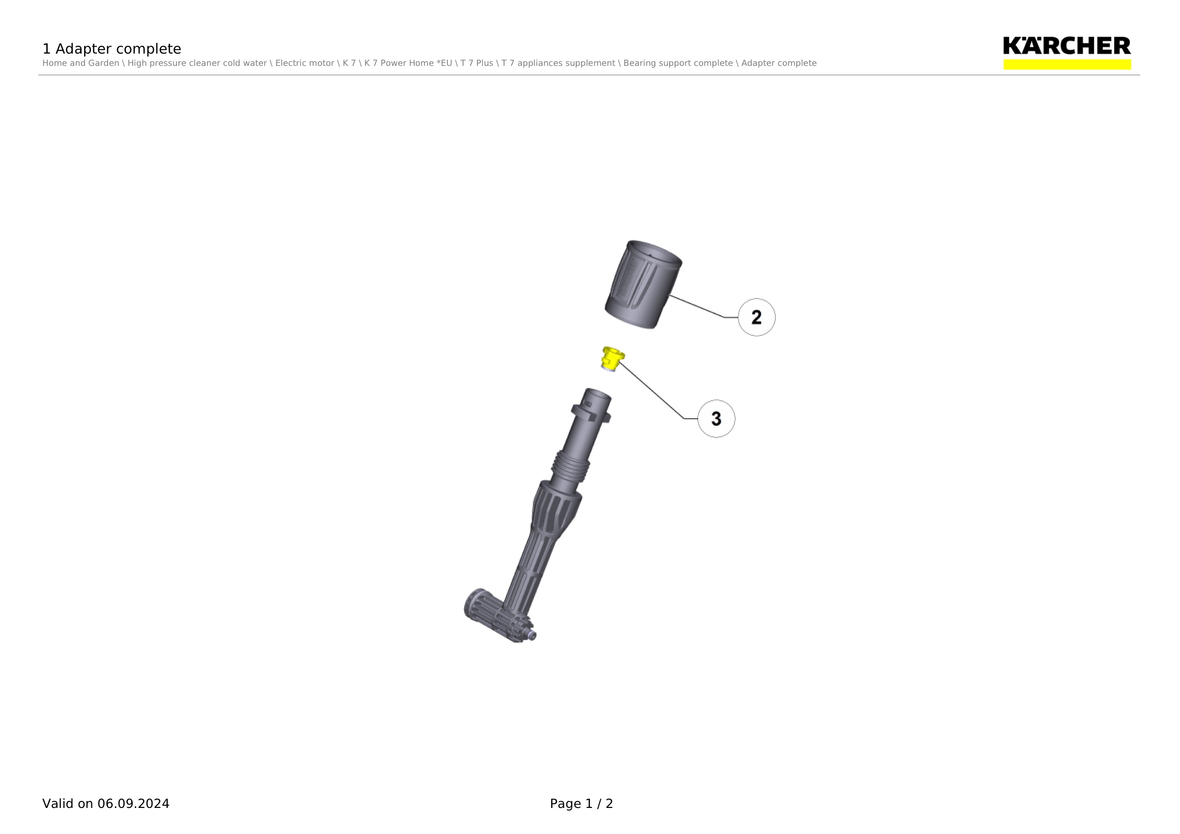1 Adapter complete