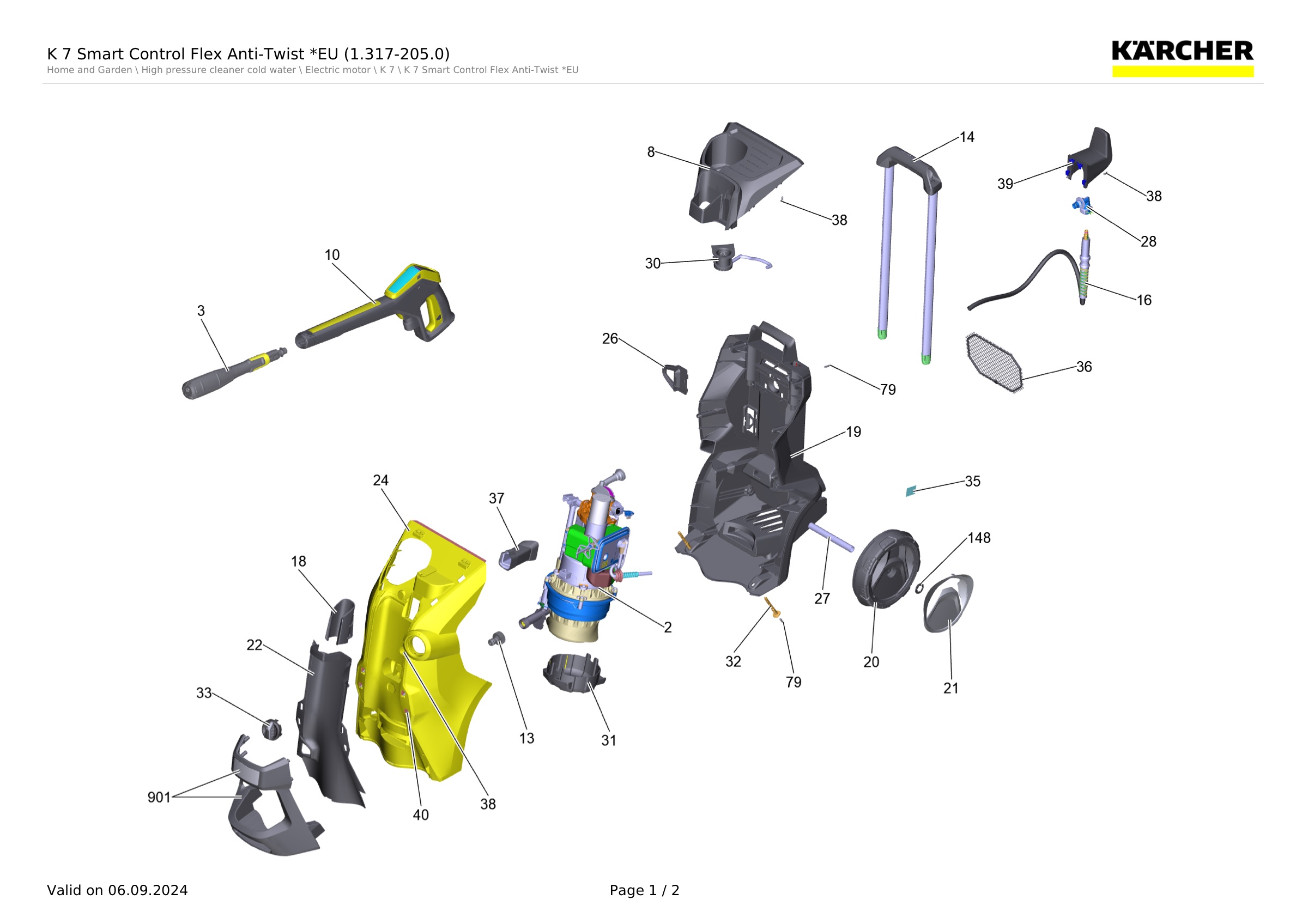K 7 Smart Control Flex Anti-Twist *EU (1.317-205.0)