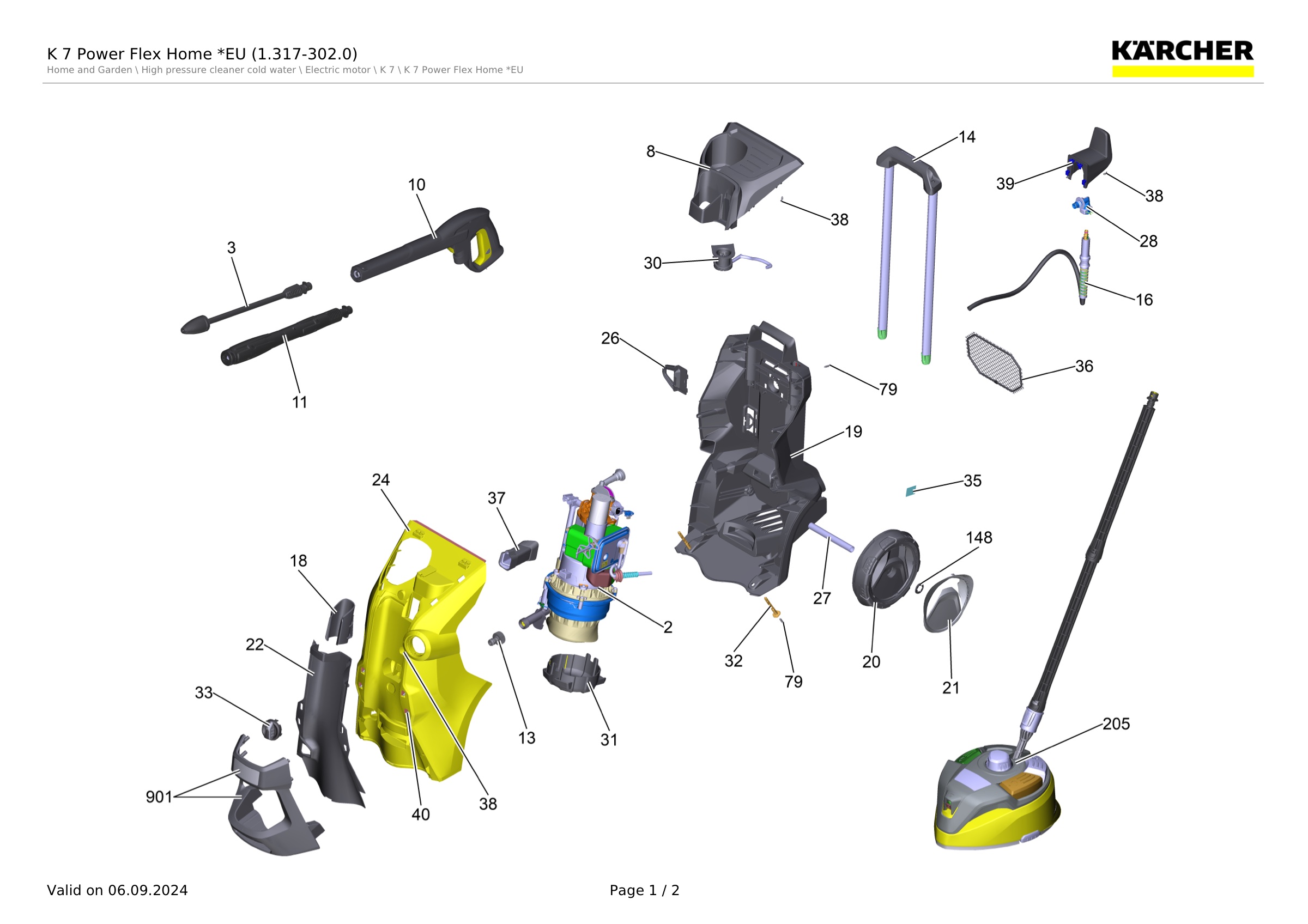 K 7 Power Flex Home *EU (1.317-302.0)