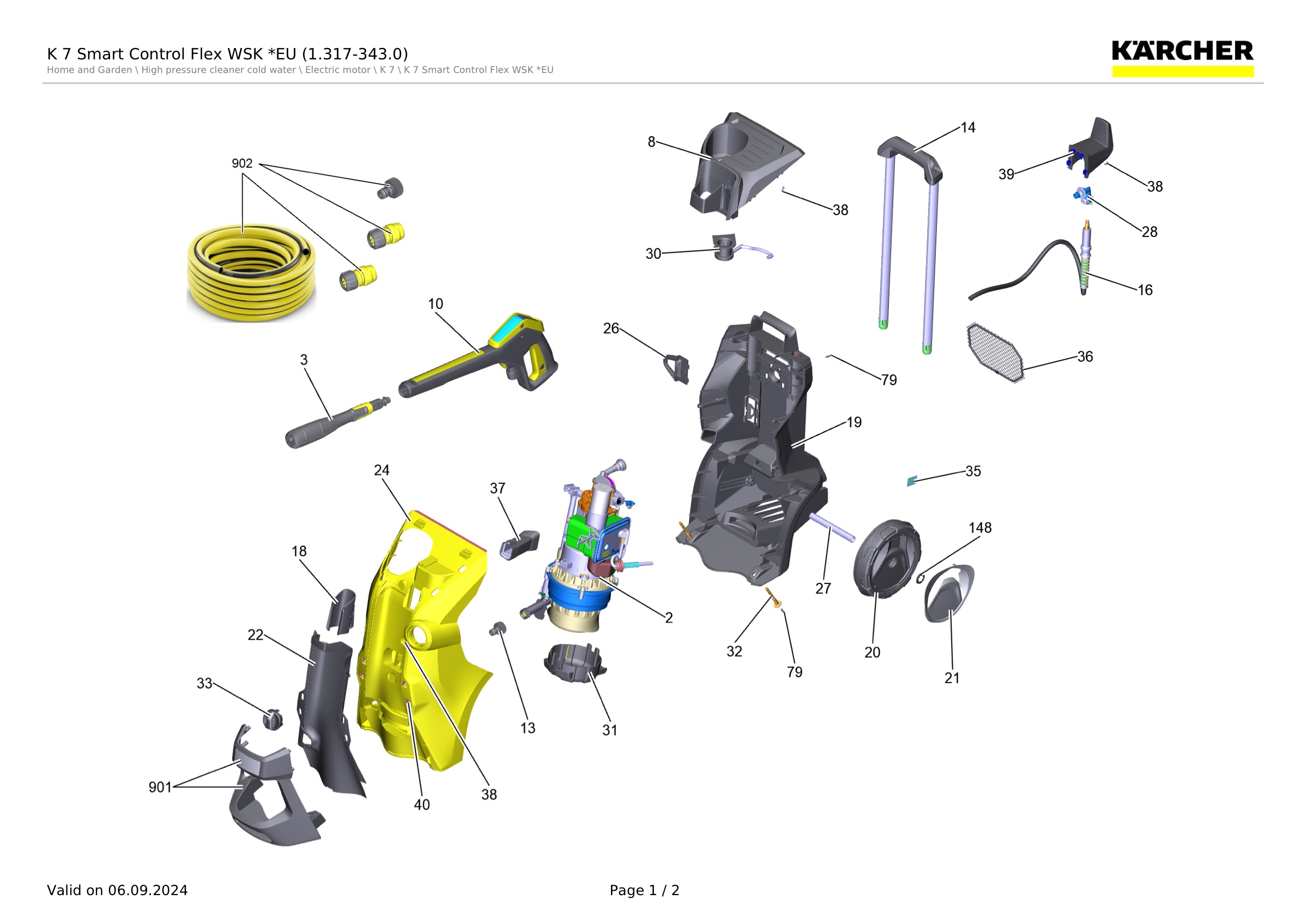 K 7 Smart Control Flex WSK *EU (1.317-343.0)