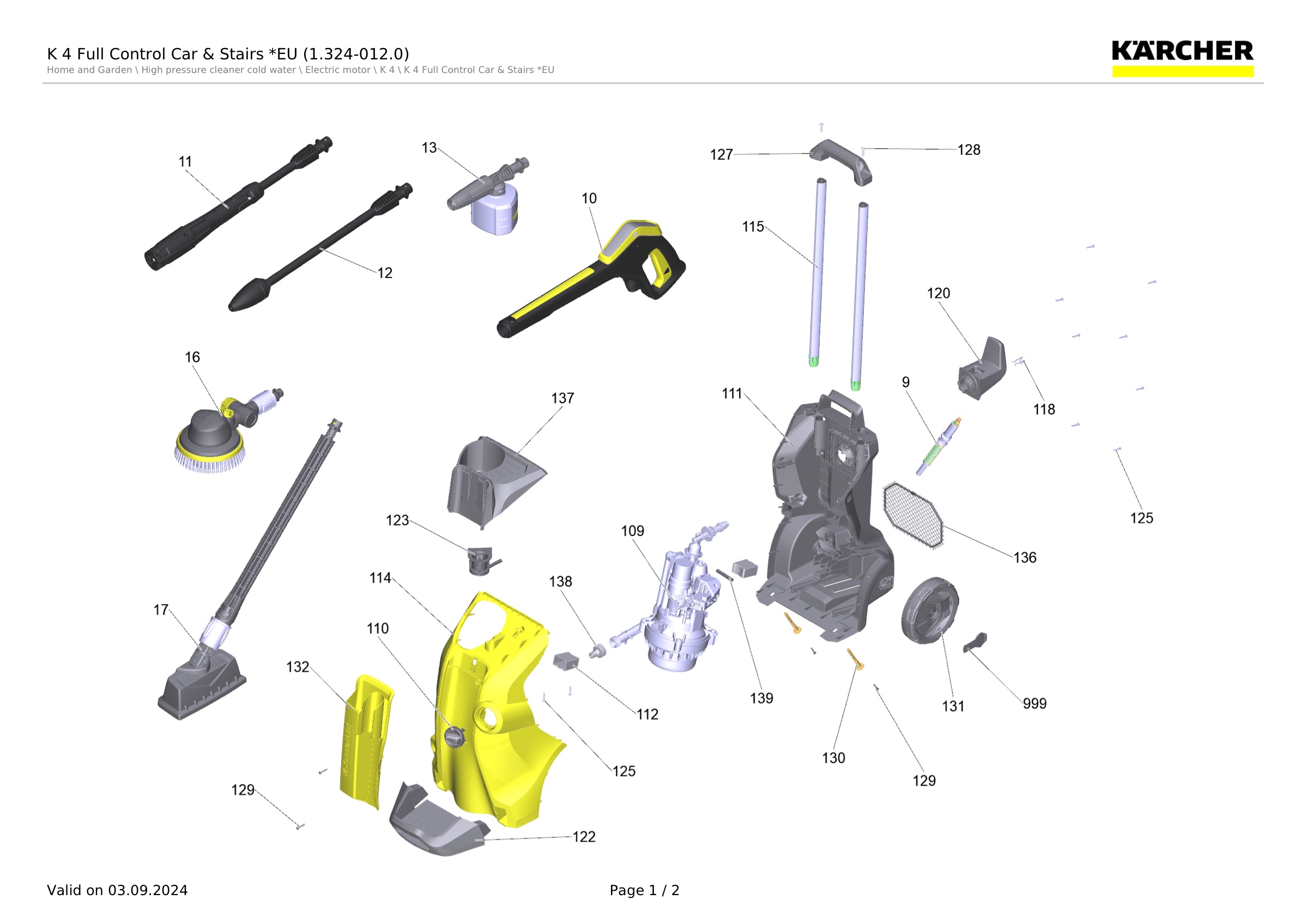 K 4 Full Control Car & Stairs *EU (1.324-012.0)