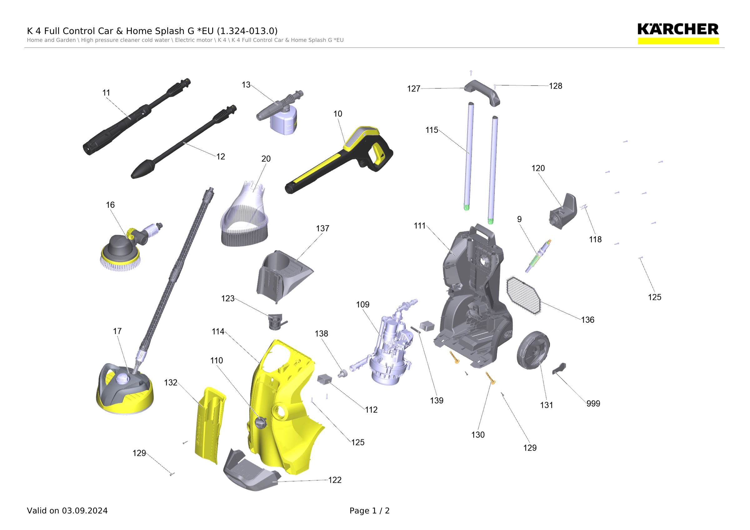 K 4 Full Control Car & Home Splash G *EU (1.324-013.0)