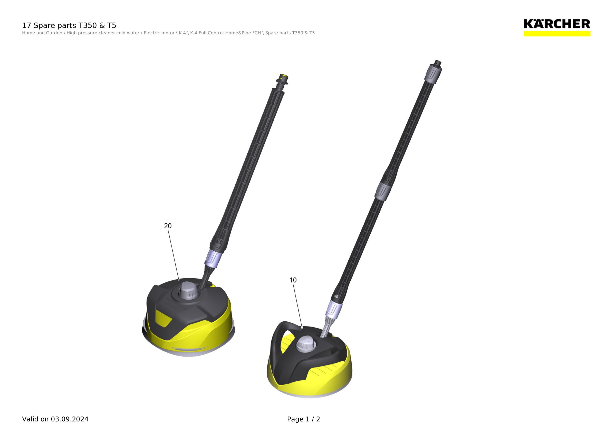 17 Spare parts T350 & T5