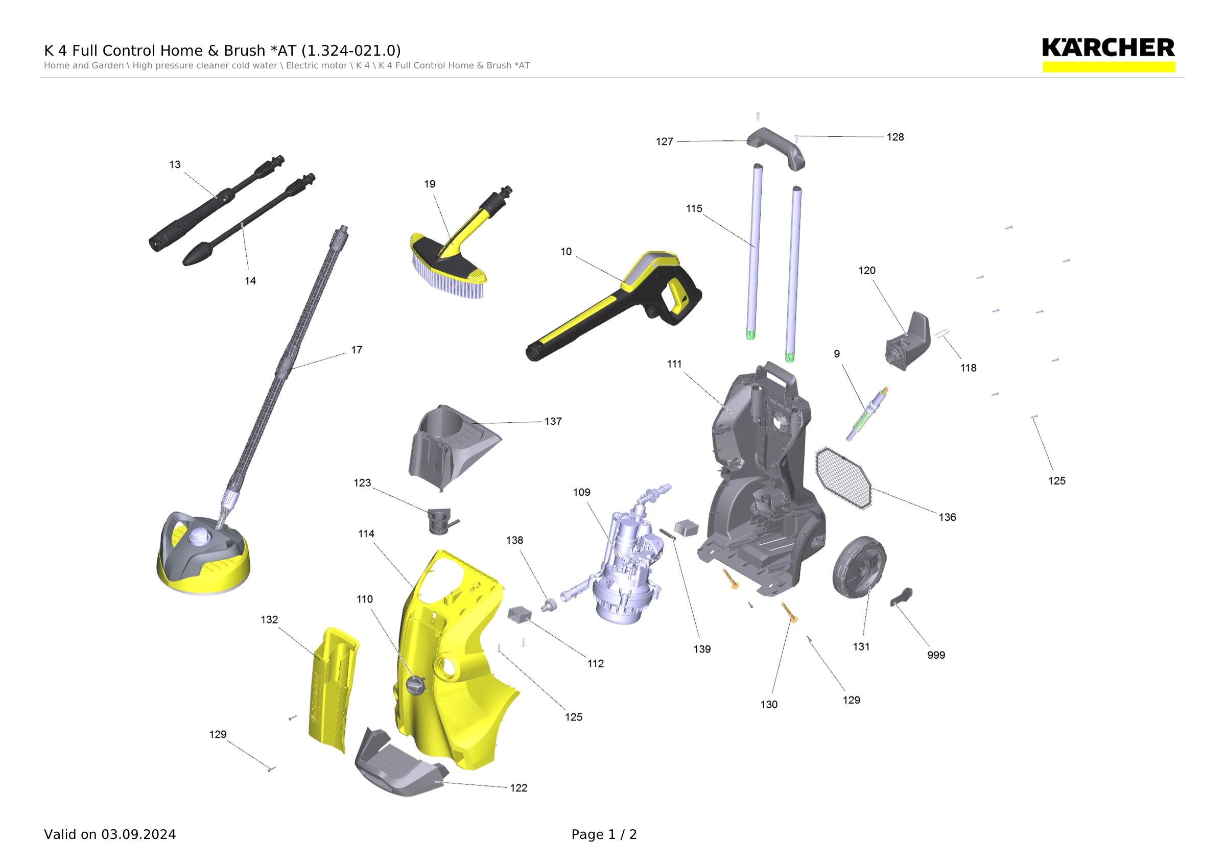 K 4 Full Control Home & Brush *AT (1.324-021.0)