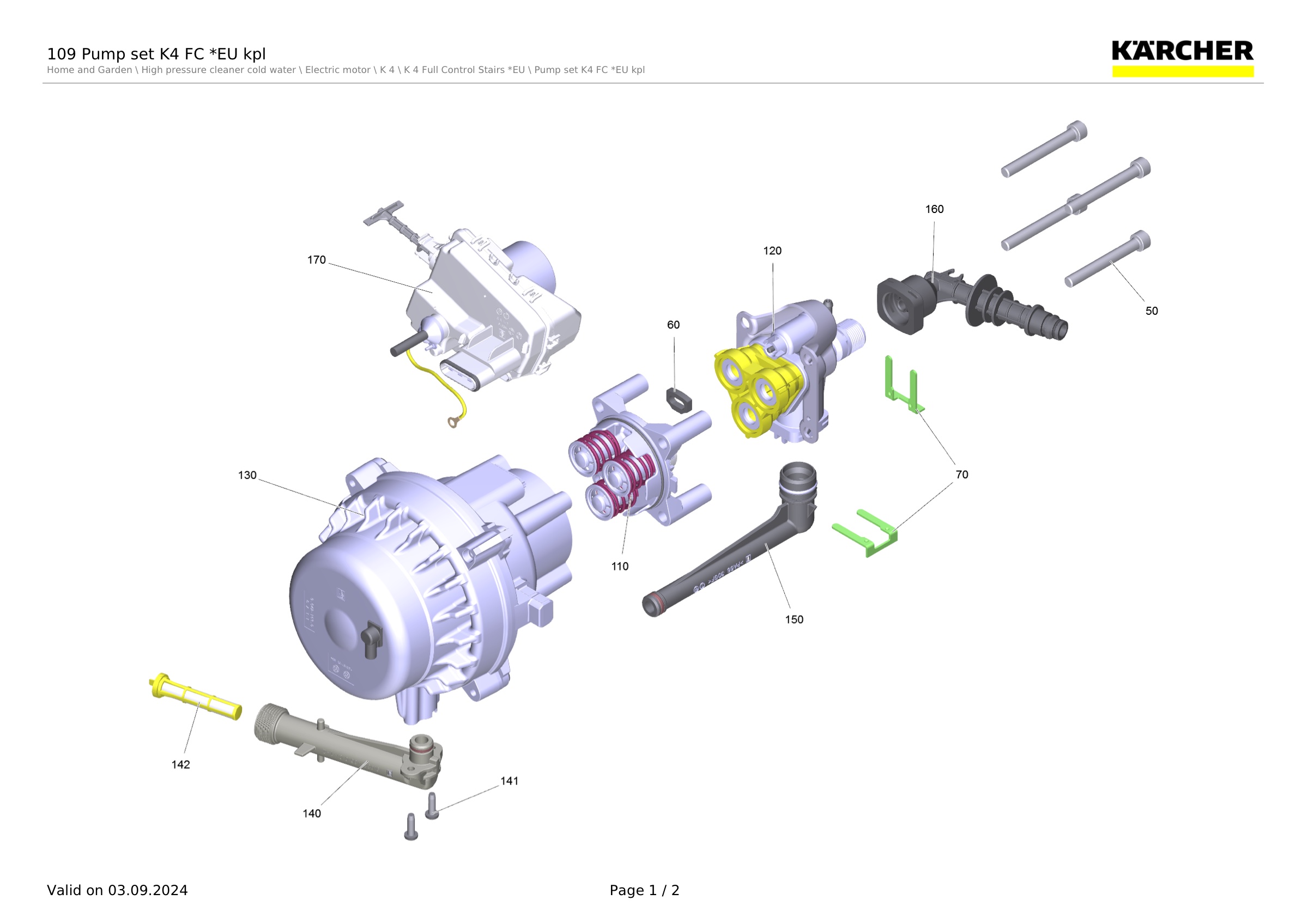 109 Pump set K4 FC *EU kpl