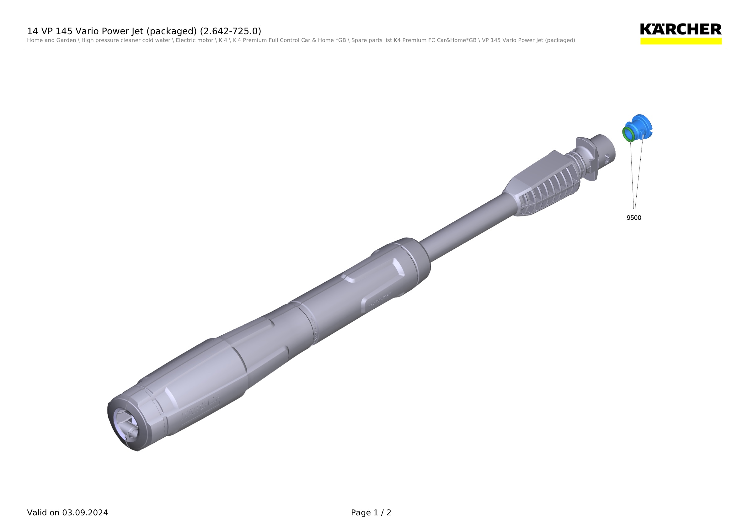 14 VP 145 Vario Power Jet (packaged) (2.642-725.0)
